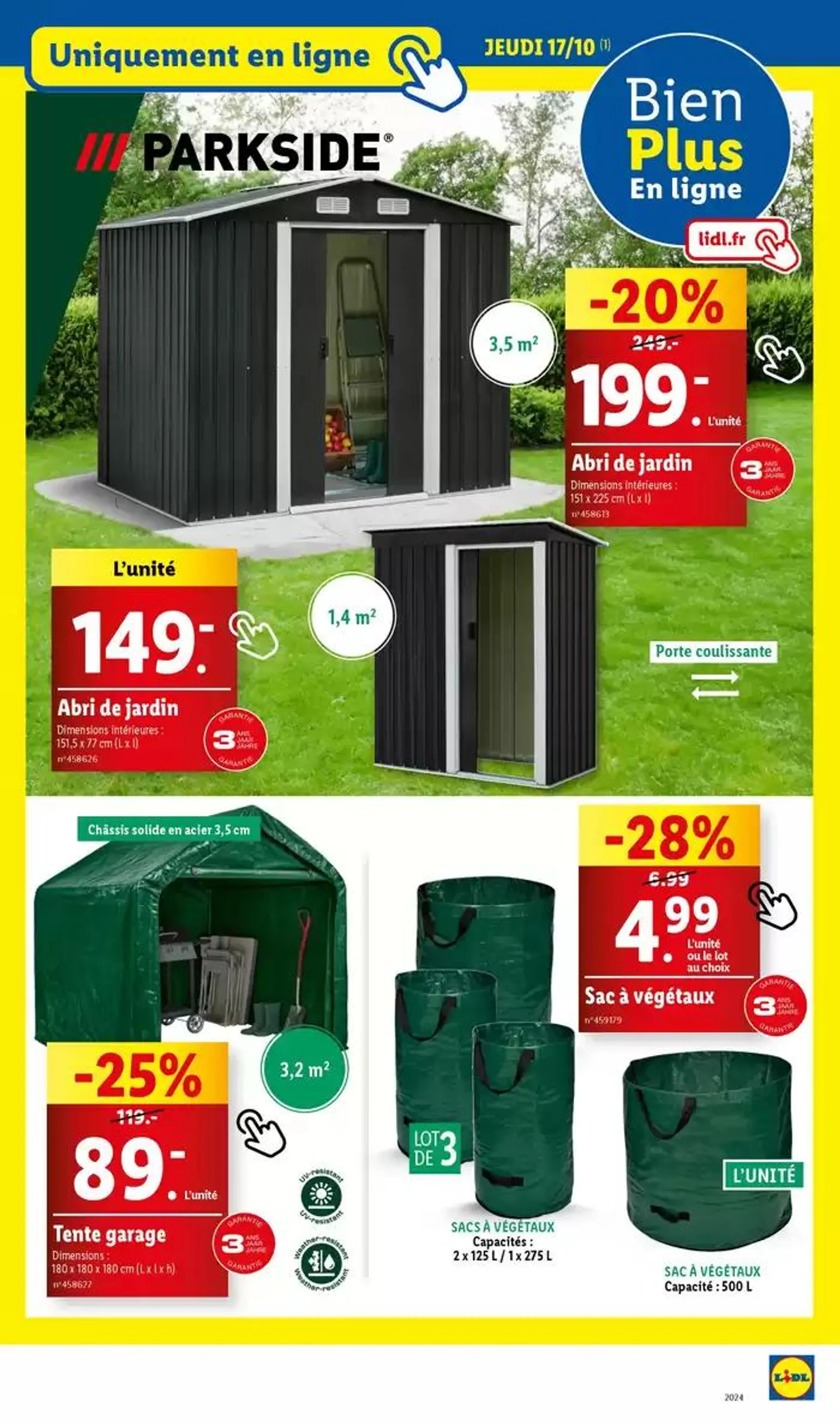 Bénéficiez de réductions sur nos articles mode, bricolage ou loisir cette semaine chez Lidl du 14 octobre au 17 octobre 2024 - Catalogue page 37