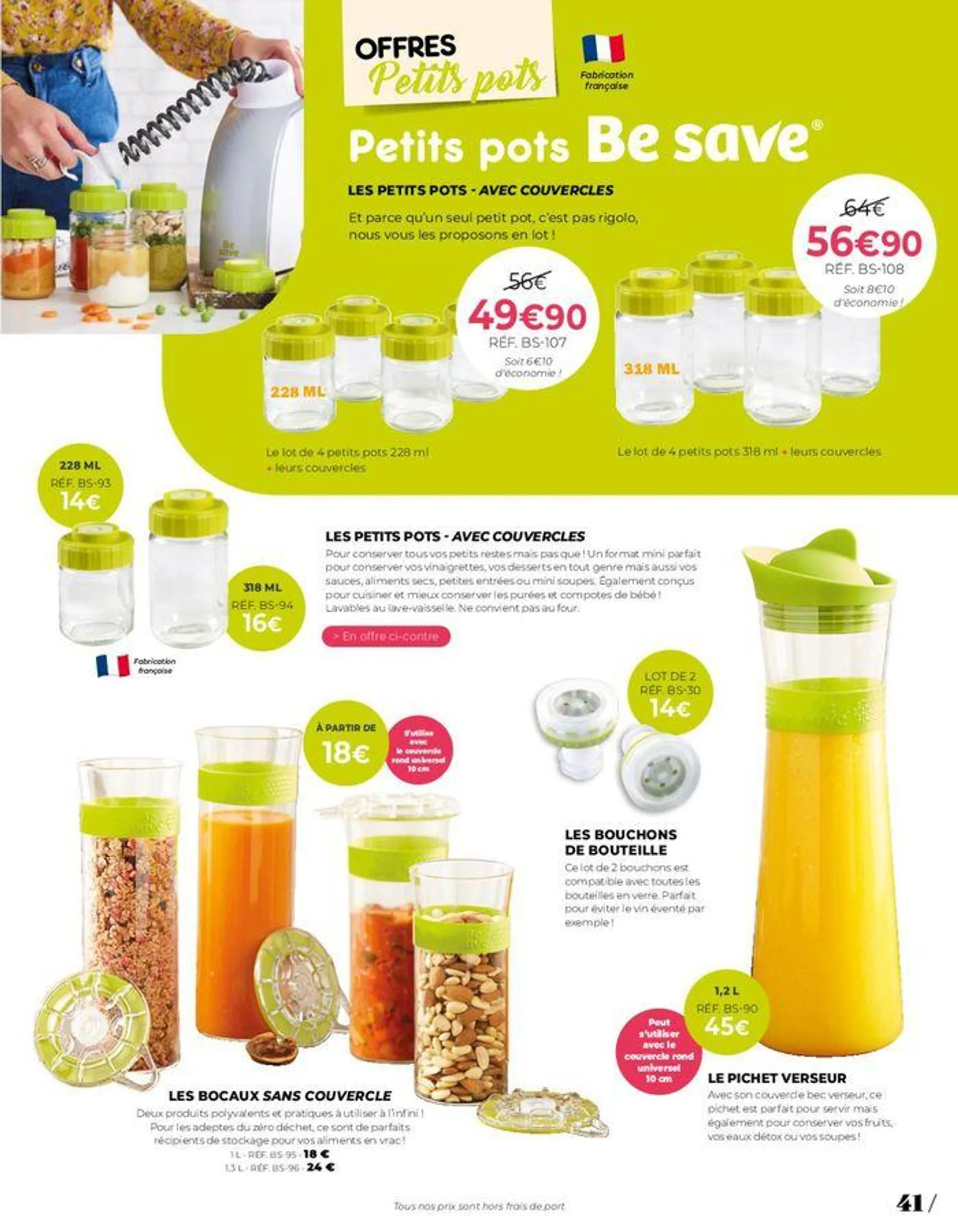 8 recettes offertes du 19 septembre au 30 janvier 2025 - Catalogue page 41