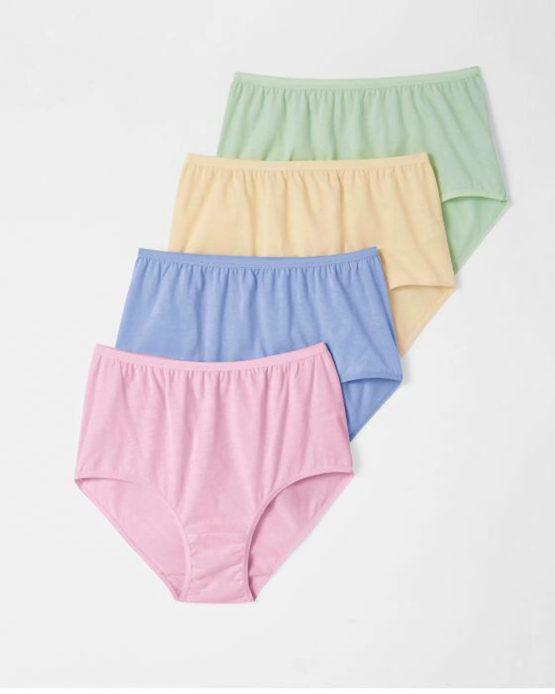 Lot de 4 culottes assorties