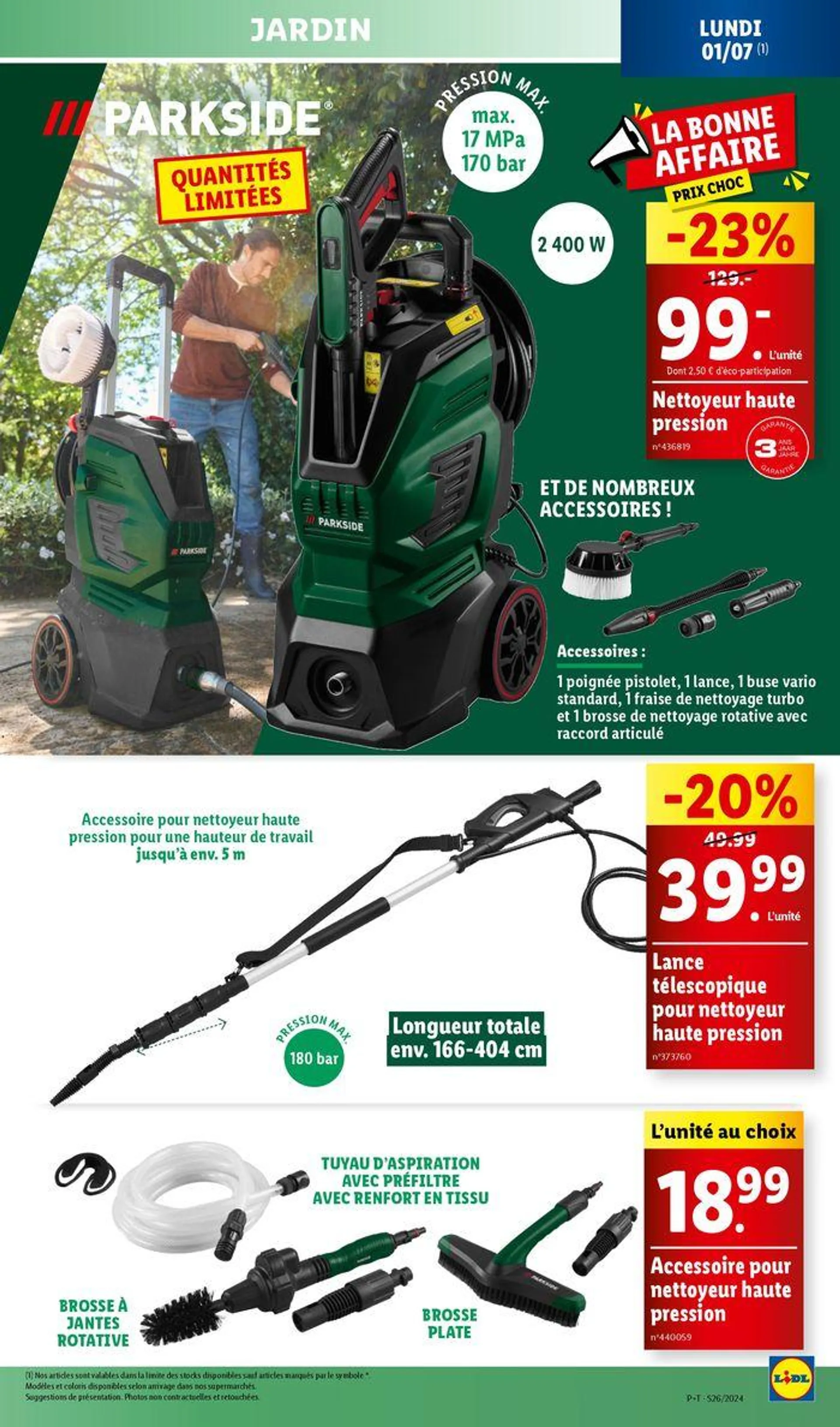 Retrouvez les offres Lidl de la semaine : bricolage, jardin et cuisine ! du 27 juin au 1 juillet 2024 - Catalogue page 31