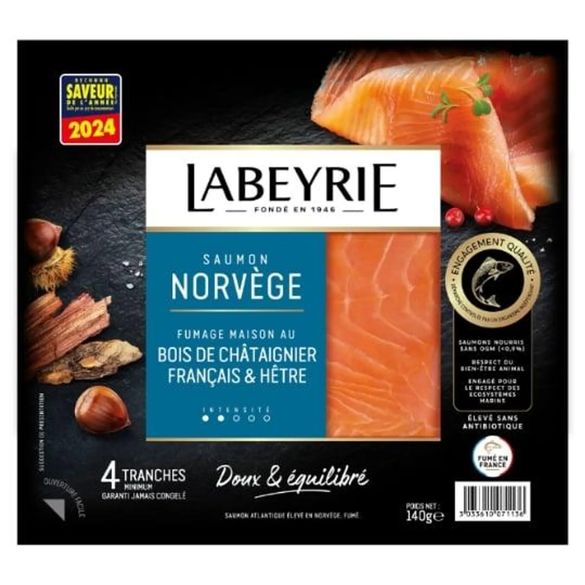 Saumon fumé de Norvège LABEYRIE