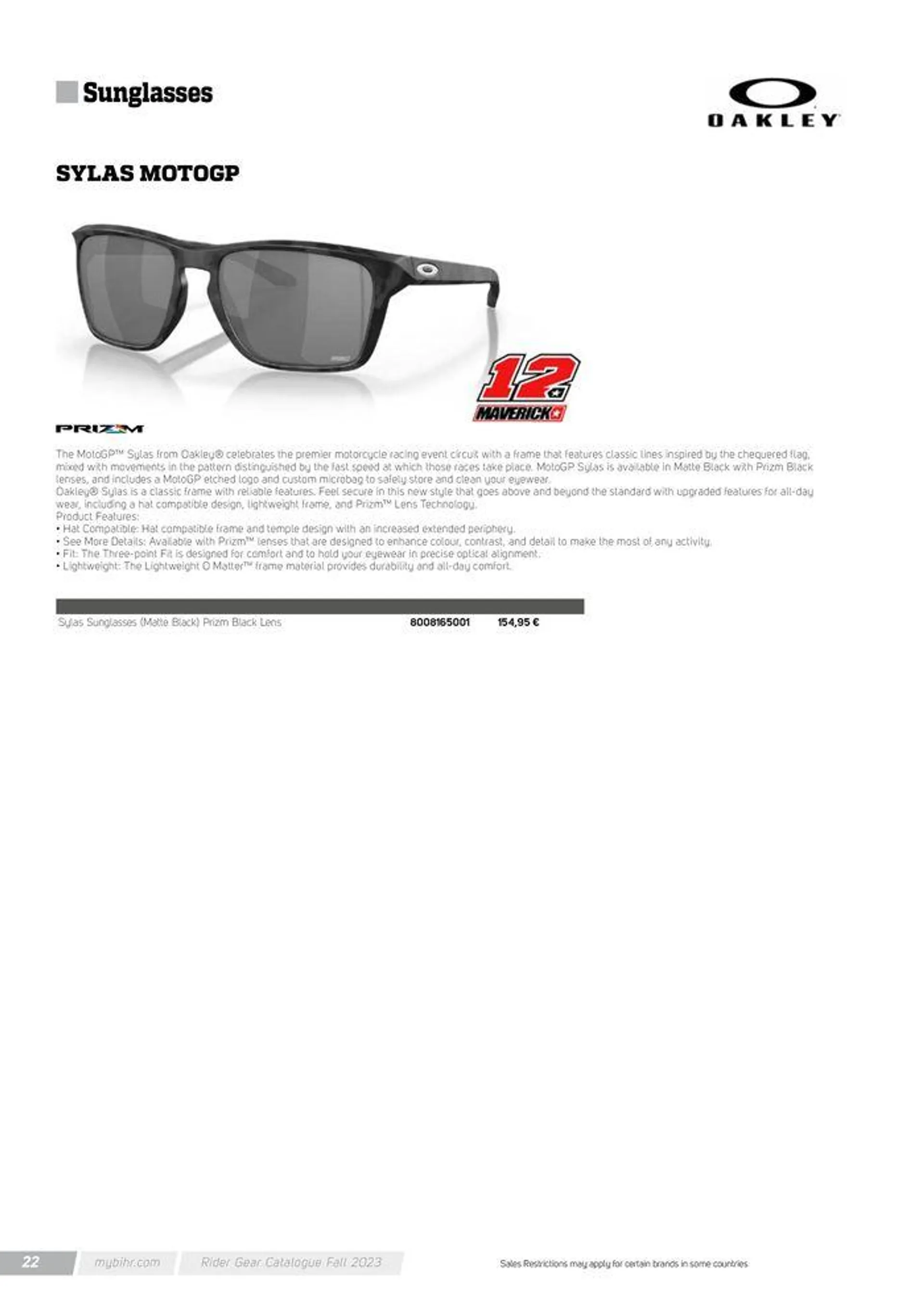 Lunettes de soleil OAKLEY Automne 2024 - 22