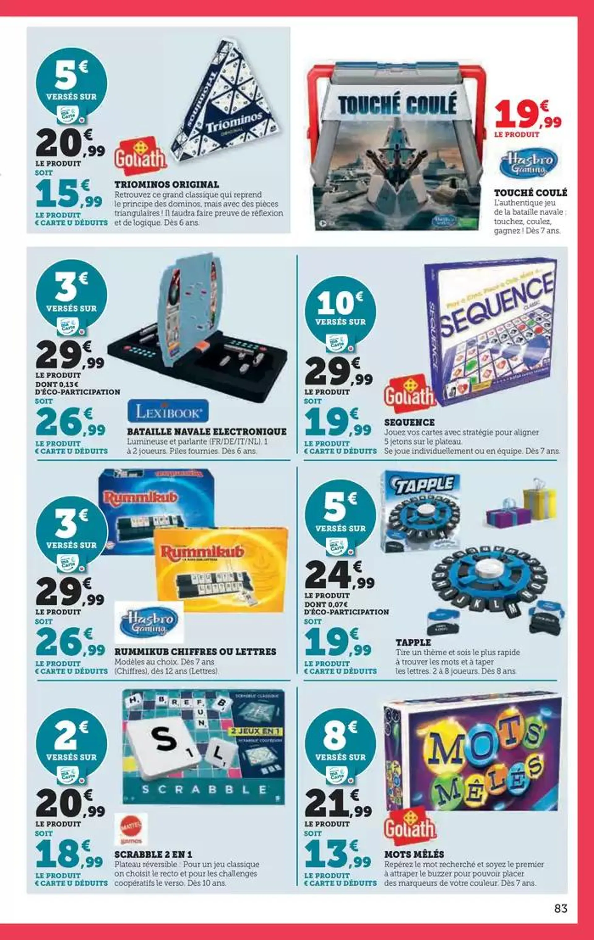 Jouets du 22 octobre au 8 décembre 2024 - Catalogue page 83