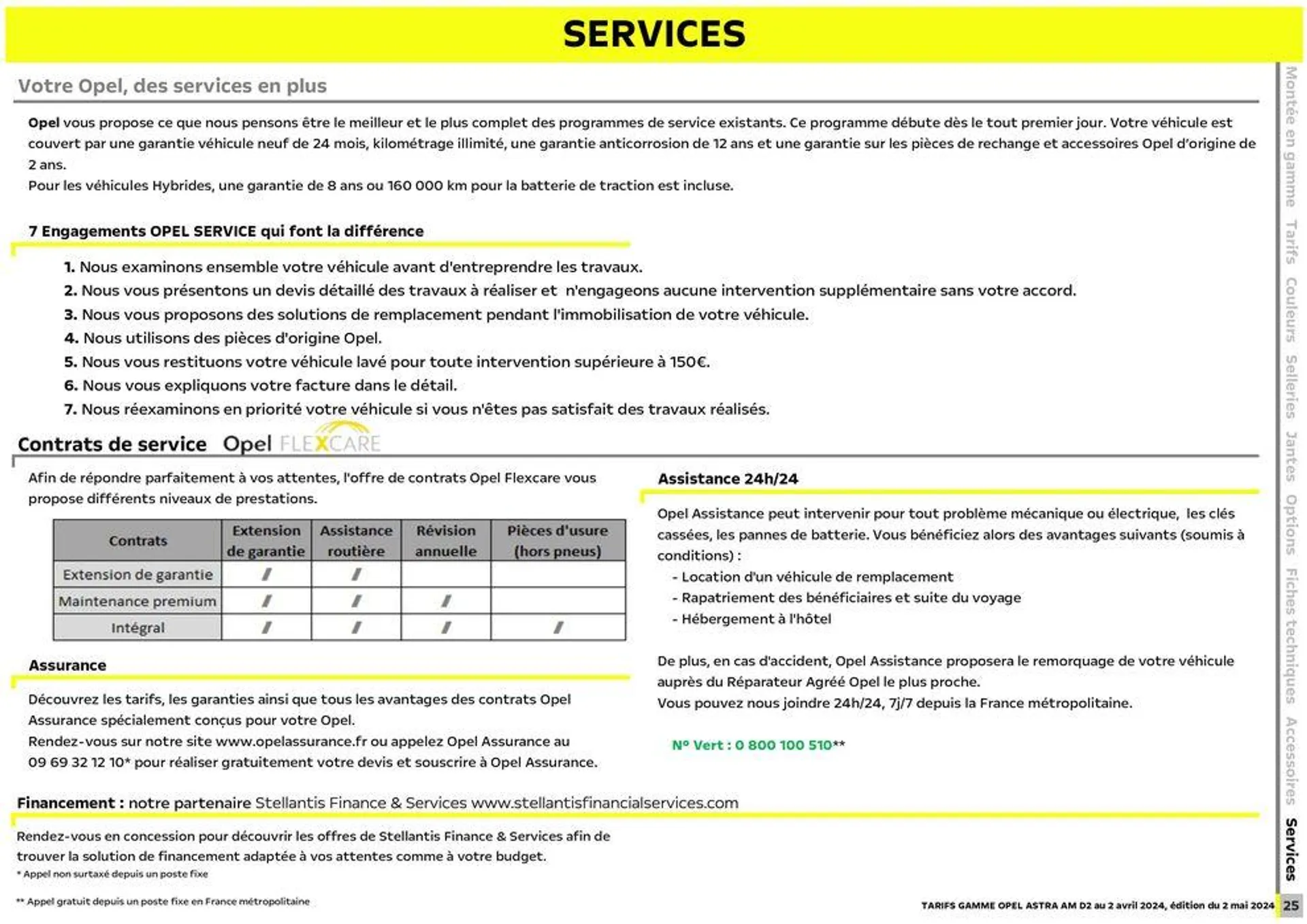 Opel Nouvelle Astra du 3 mai au 3 mai 2025 - Catalogue page 26