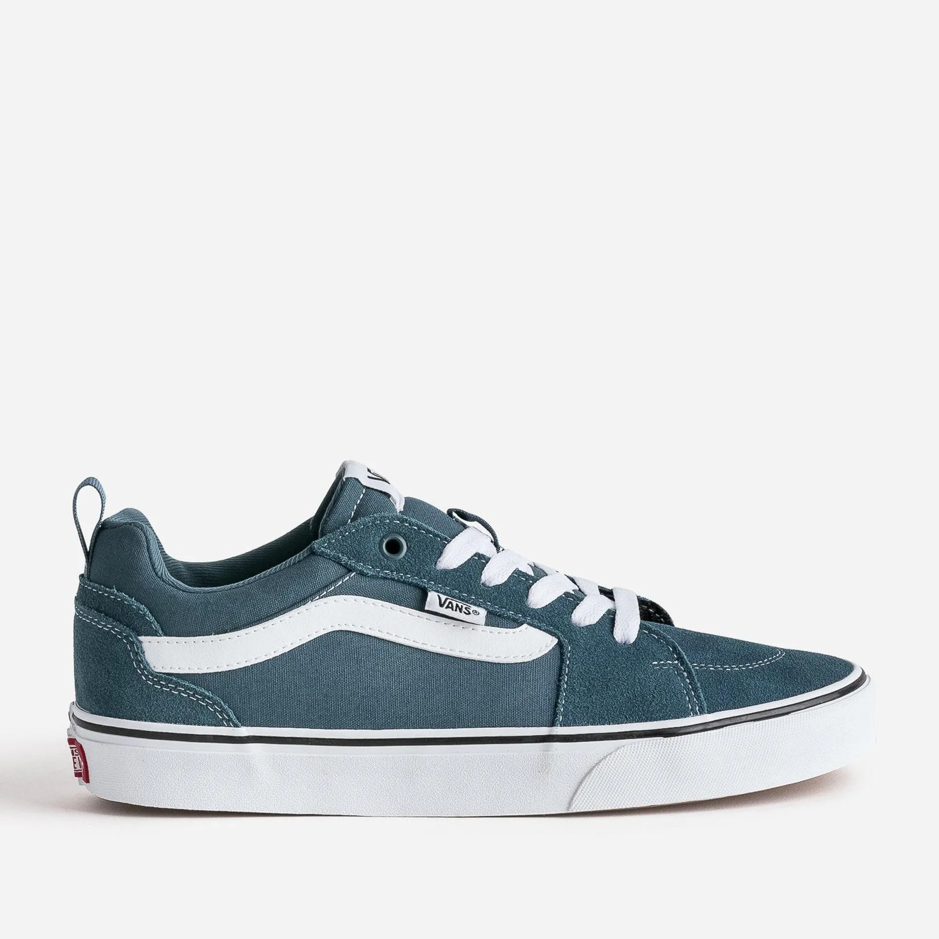 Tennis VANS bleu canard en cuir velours et toile