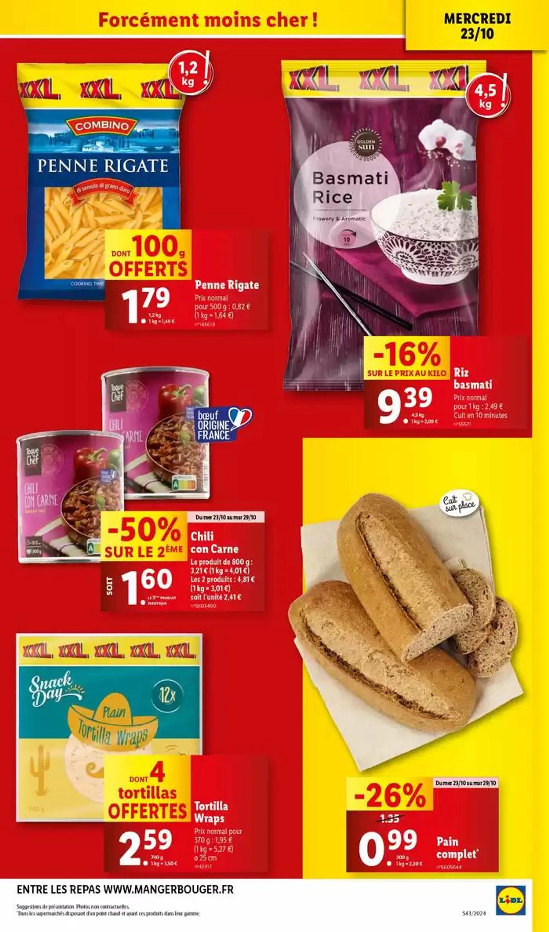 L'hiver approche ! Cette semaine, retrouvez des produits réconfortants, toujours à prix Lidl du 23 octobre au 29 octobre 2024 - Catalogue page 15