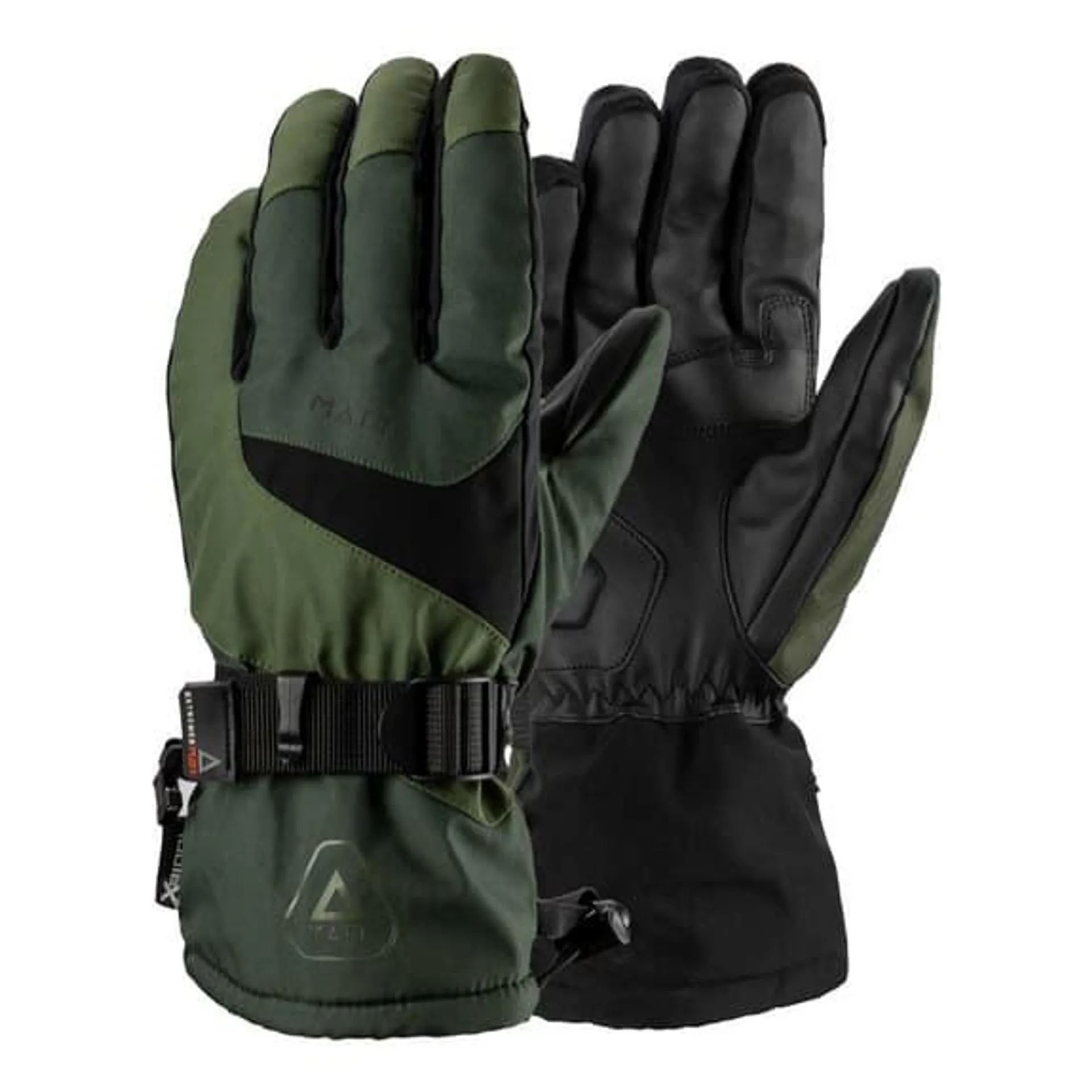 Gants MATT Ski Time vert foncé noir