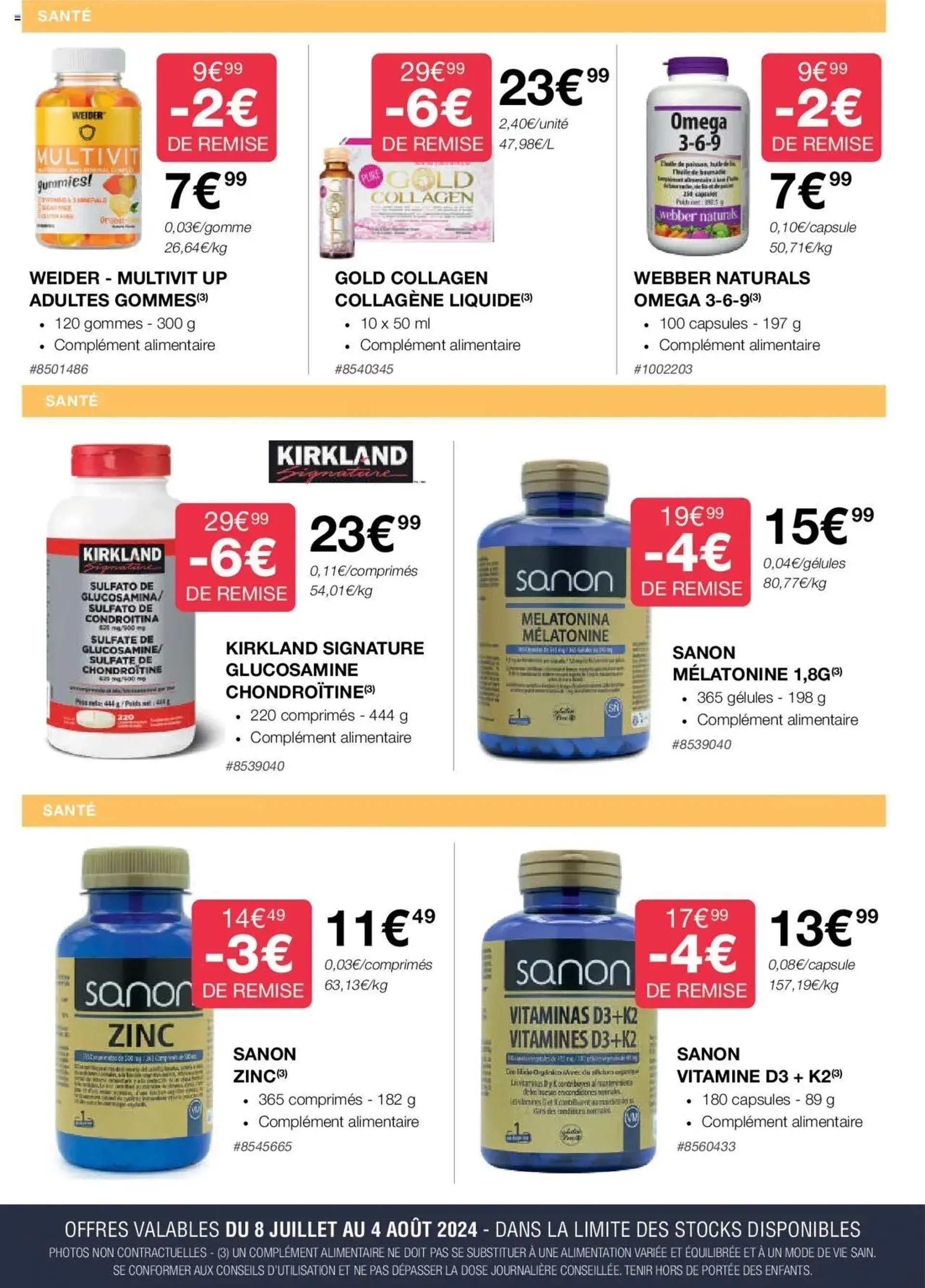 Costco Nos promos du moment du 8 juillet au 4 août 2024 - Catalogue page 16