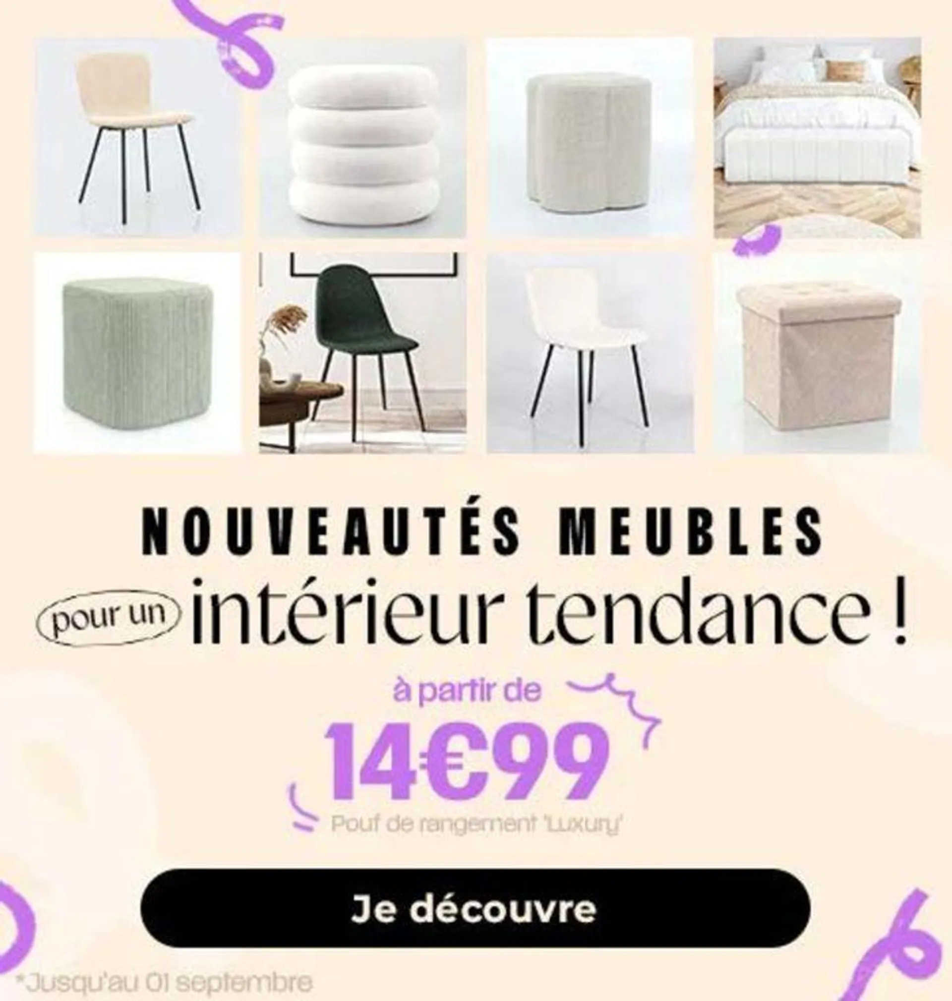 Nouveautés meubles pour un intérieur tendance ! - 1