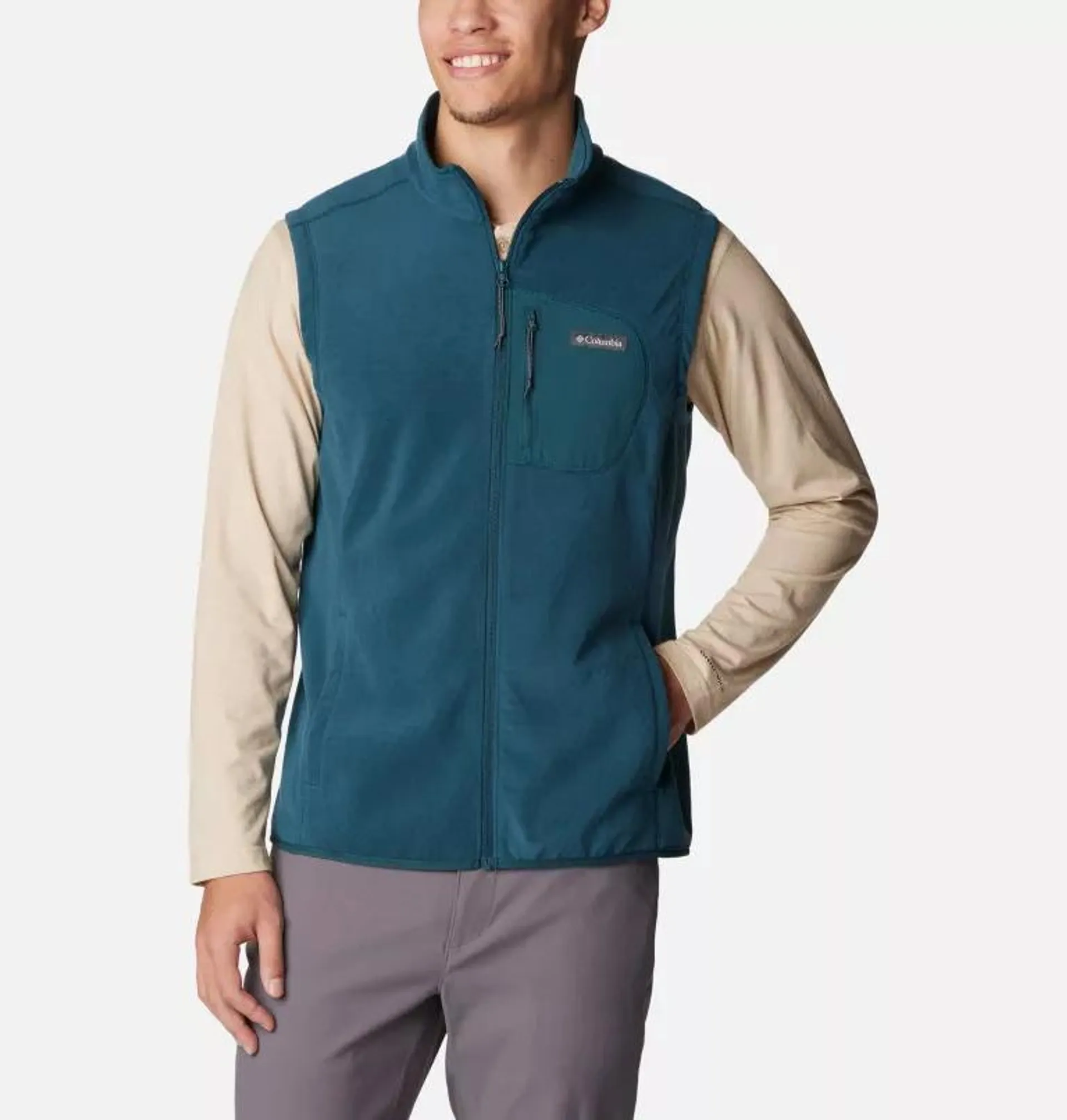 Veste Sans Manches Technique en Polaire Outdoor Tracks™ Homme