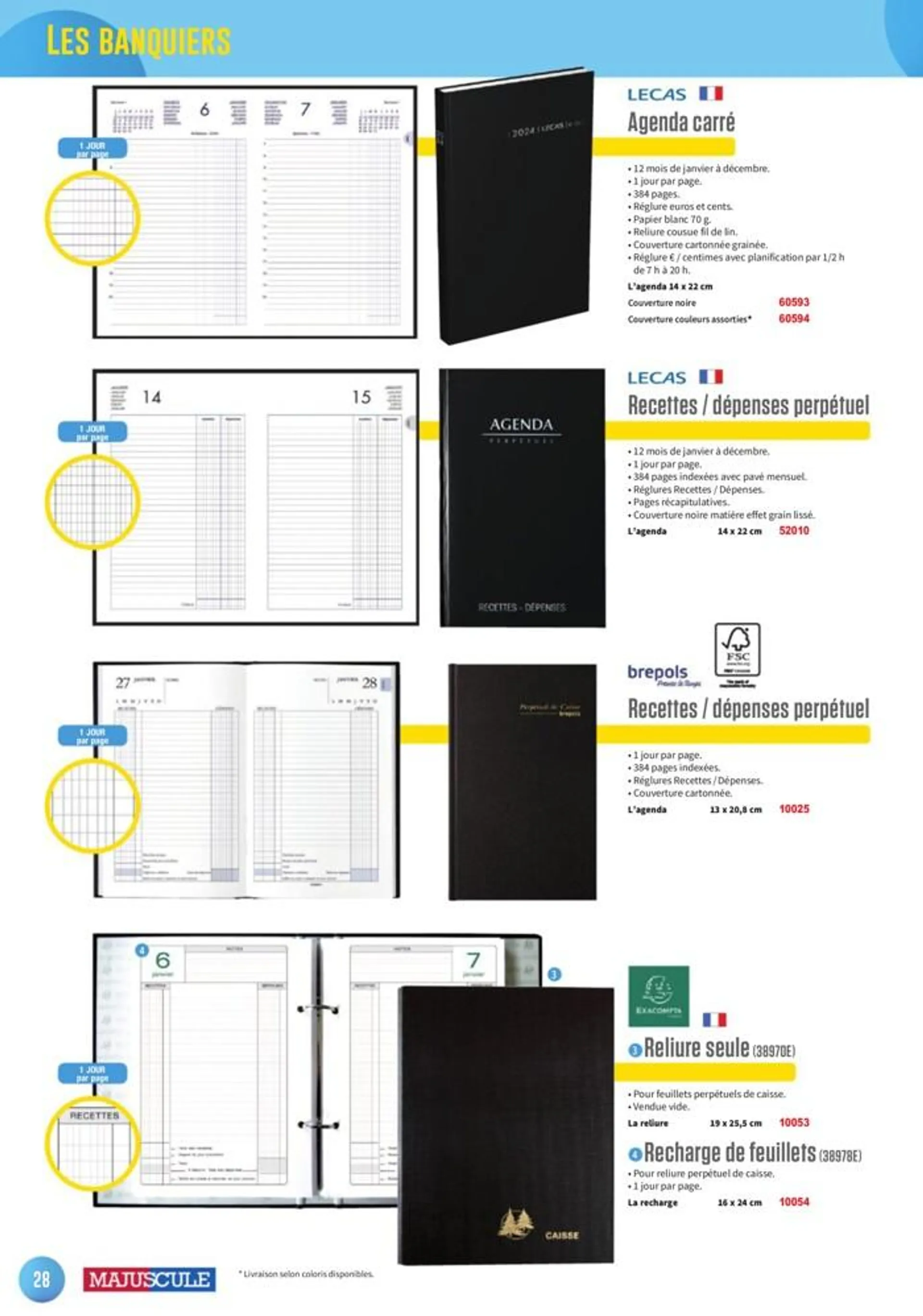 Les agendas et calendriers 2024 - 28