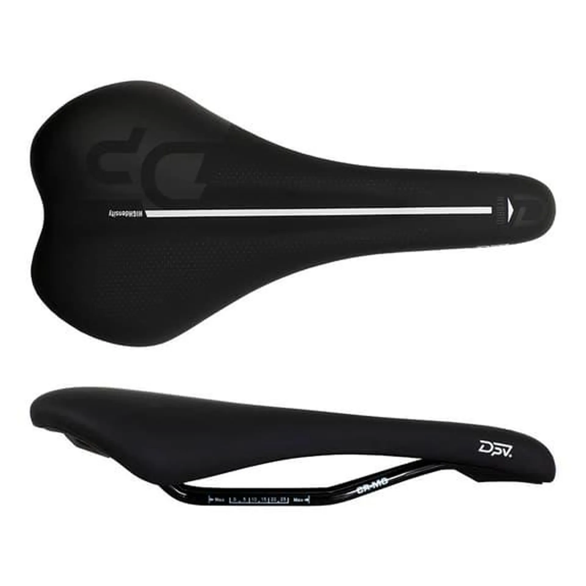 Selle DPV Columbia Hybrid noir blanc