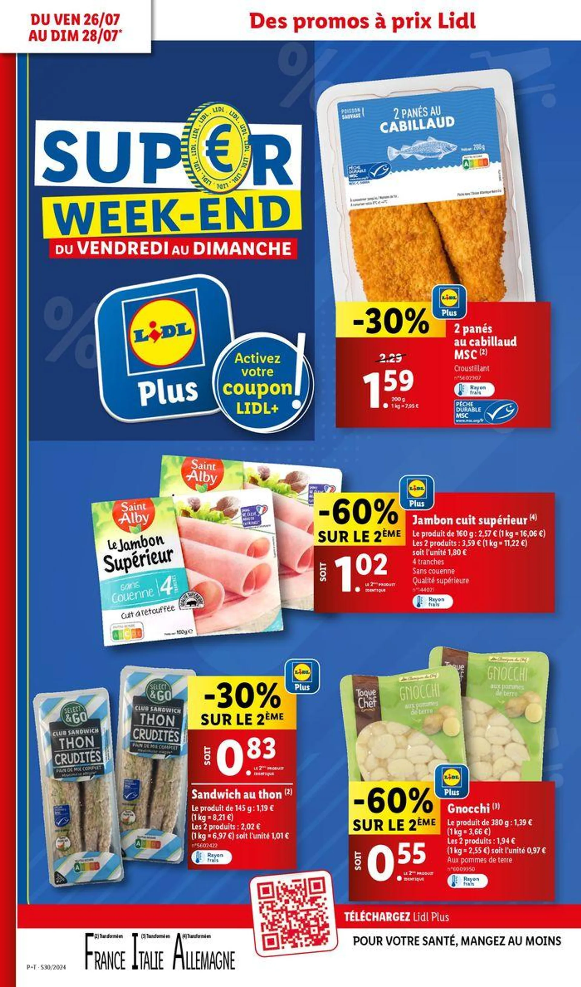 Profitez des journées opportunités pour dénicher vos produits du quotidien à prix Lidl du 24 juillet au 30 juillet 2024 - Catalogue page 40