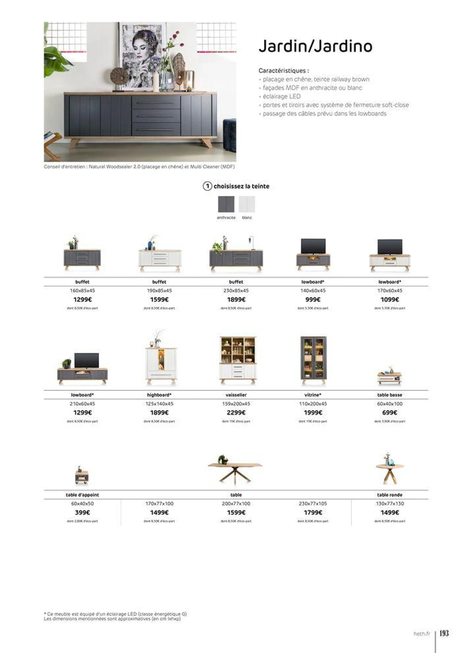 FAUTEUILS ET CANAPÉS  du 15 février au 30 novembre 2024 - Catalogue page 193