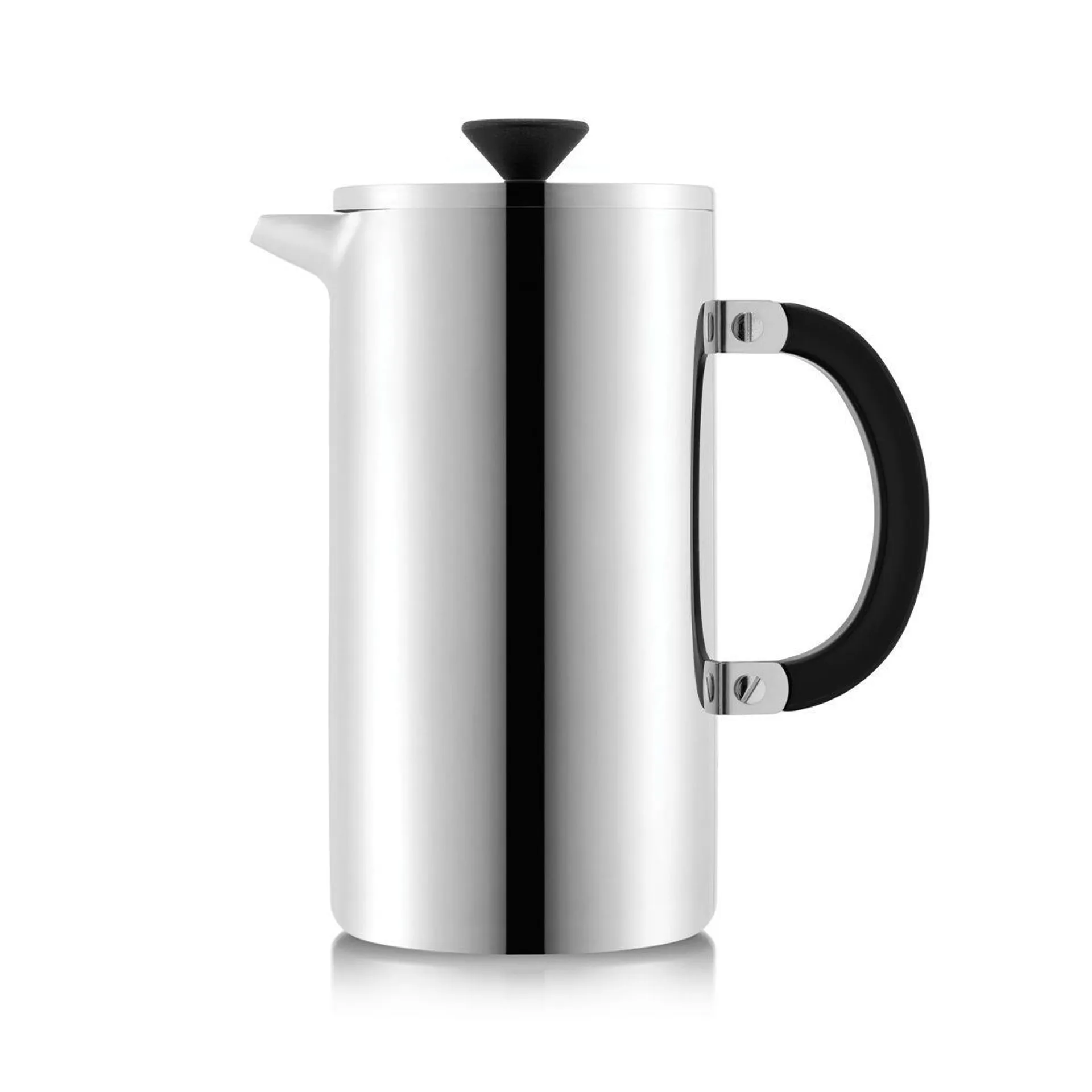 Cafetière à piston, double paroi, 8 tasses, 1.0 l, en inox