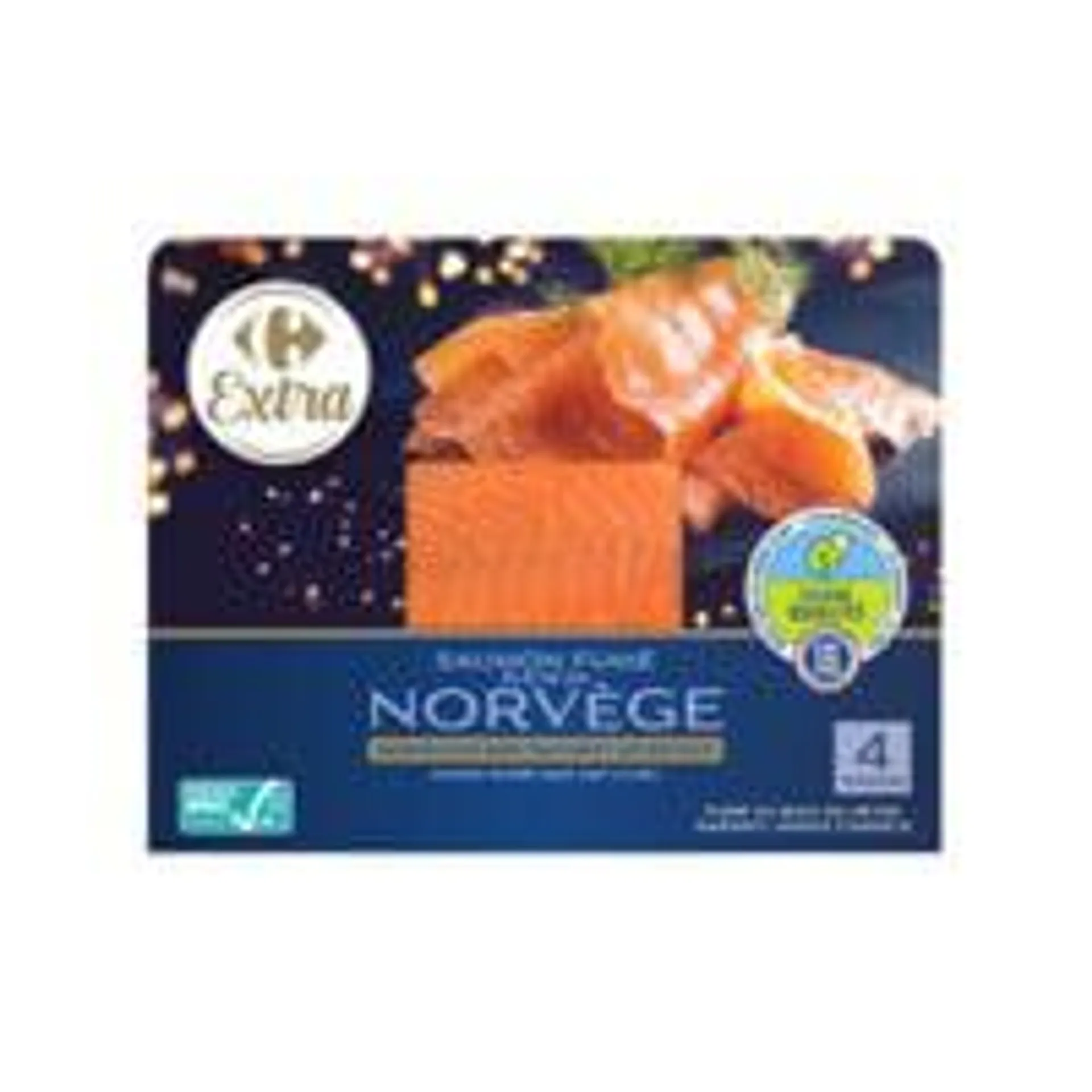 Saumon fumé Norvège CARREFOUR EXTRA