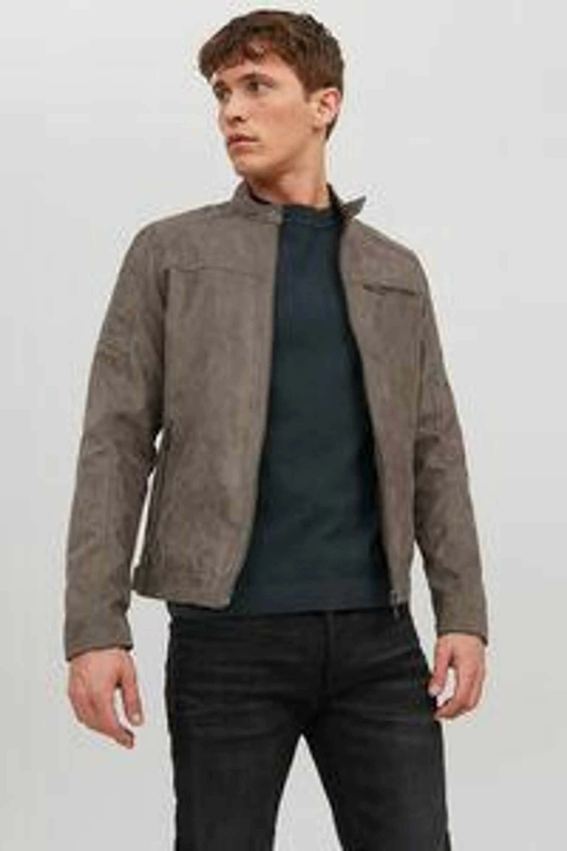 Chaqueta biker polipiel