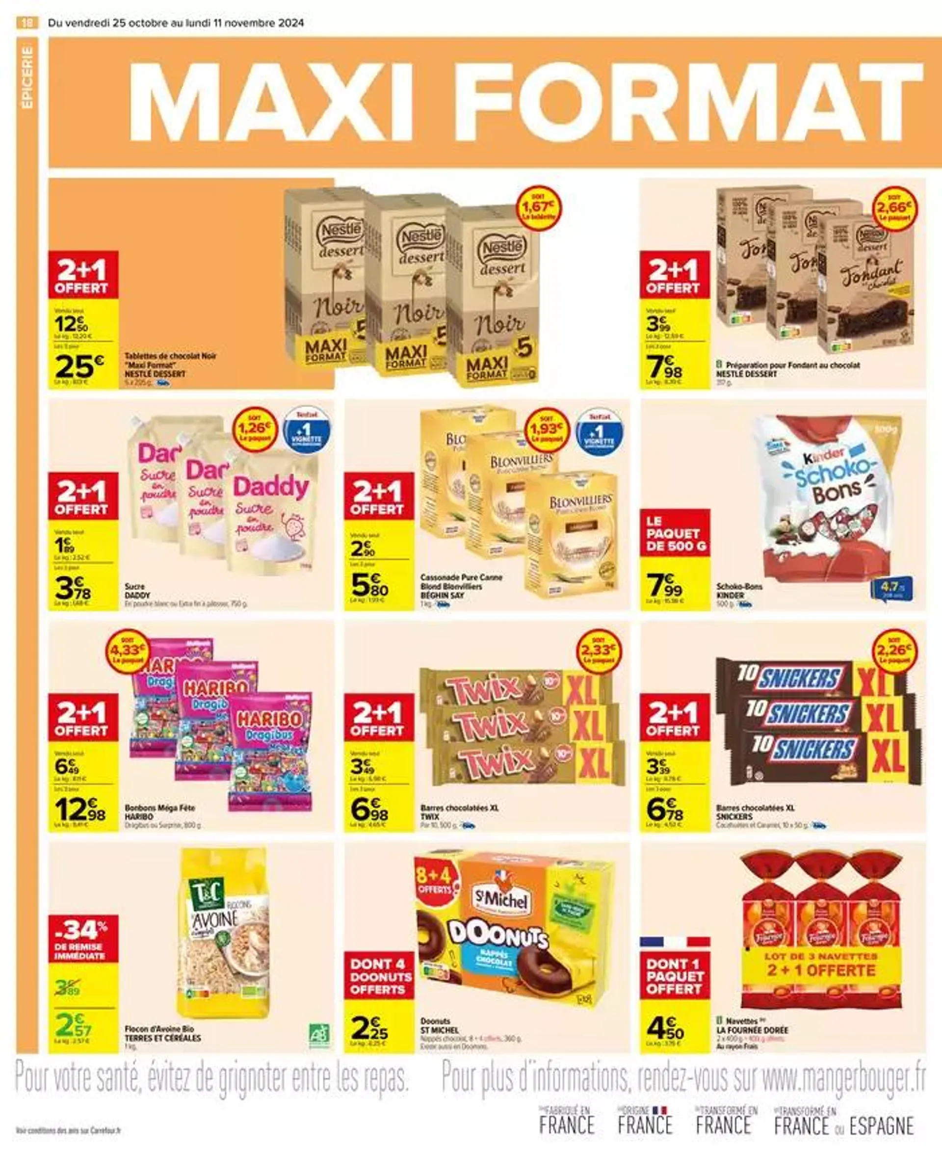 MAXI FORMAT MINI PRIX du 25 octobre au 11 novembre 2024 - Catalogue page 18