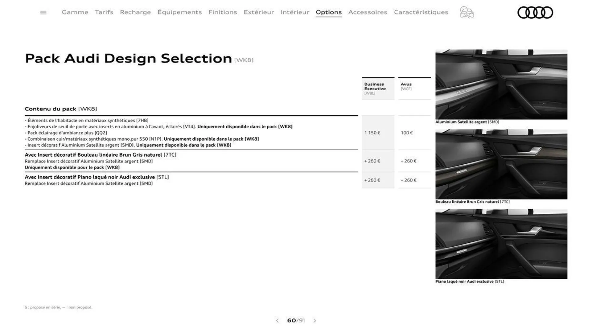 Audi Q5 & SQ5 du 20 août au 31 décembre 2024 - Catalogue page 60