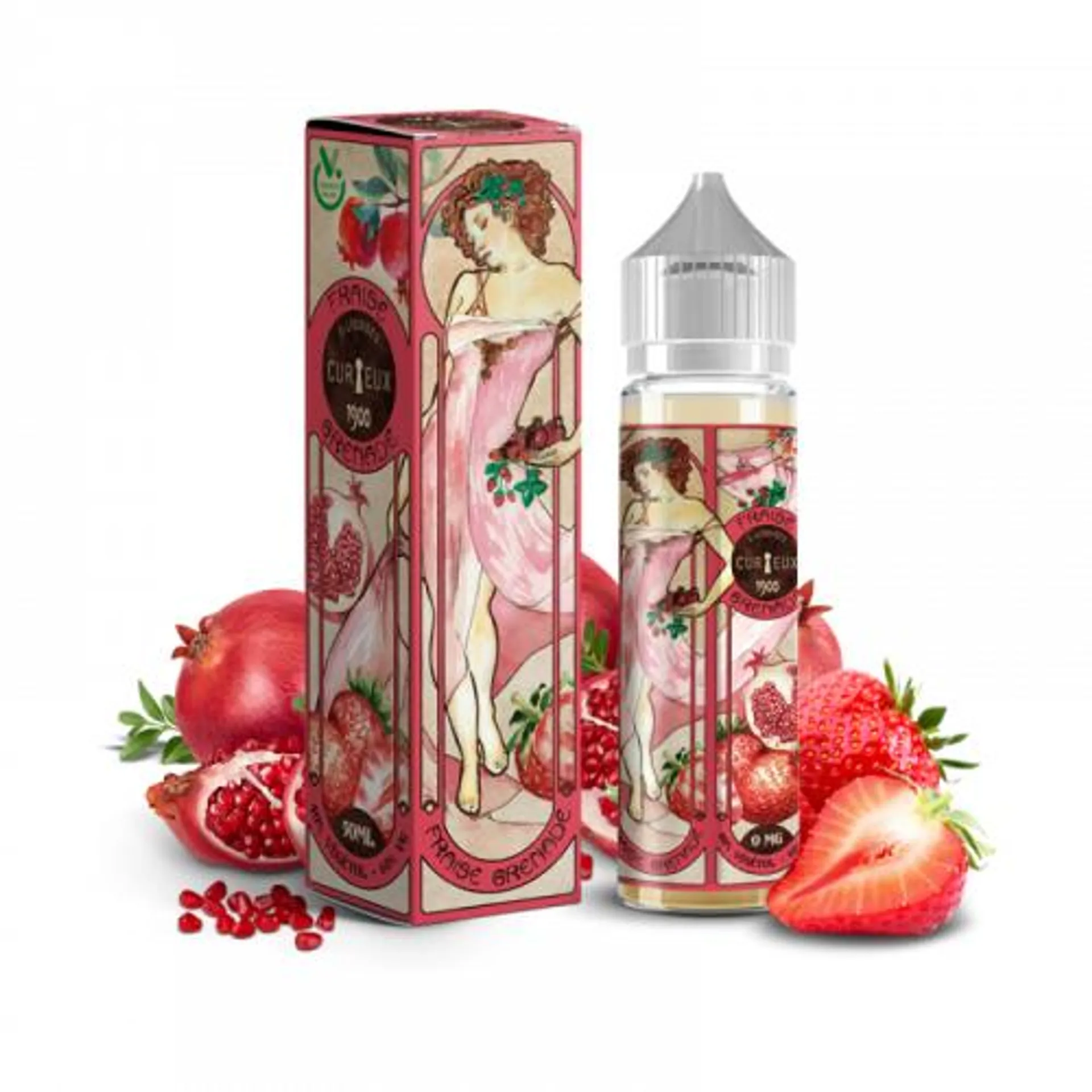 E-Liquide FRAISE GRENADE 50 ml - Curieux Edition 1900