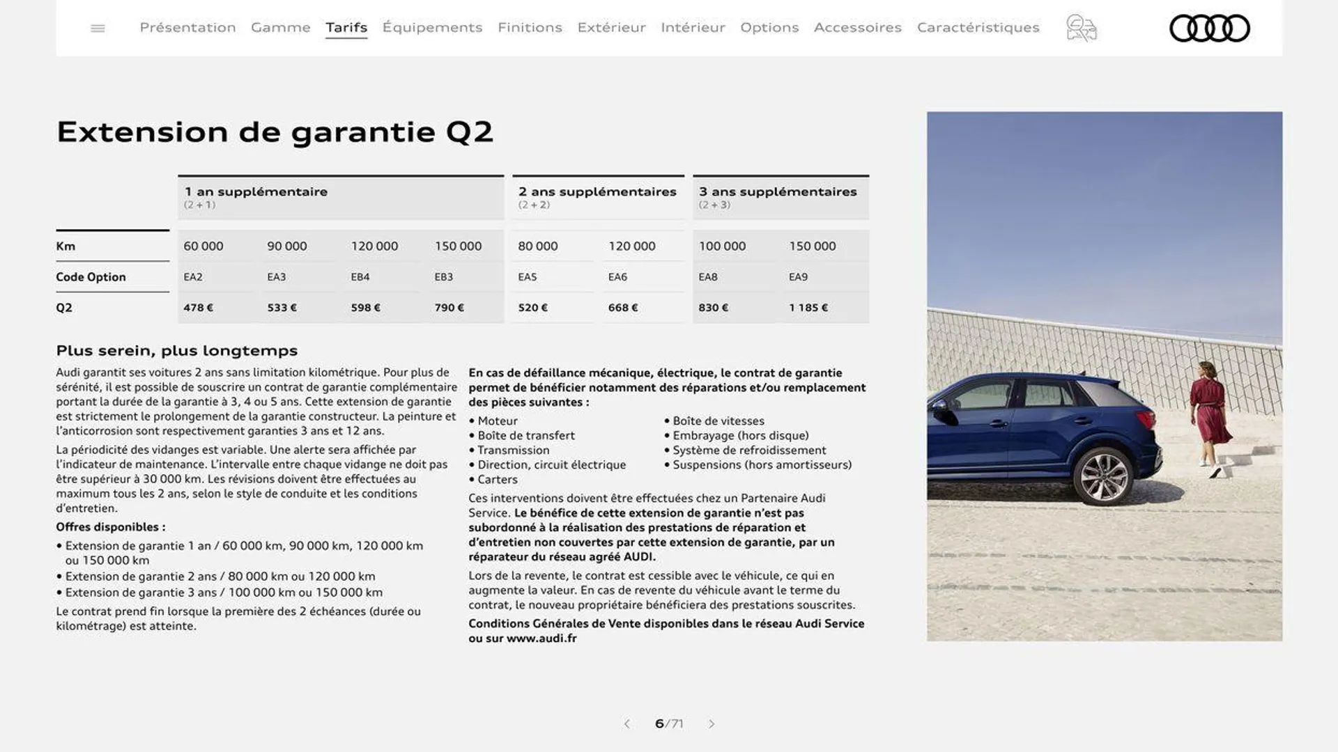 Audi Q2 du 20 août au 31 décembre 2024 - Catalogue page 6