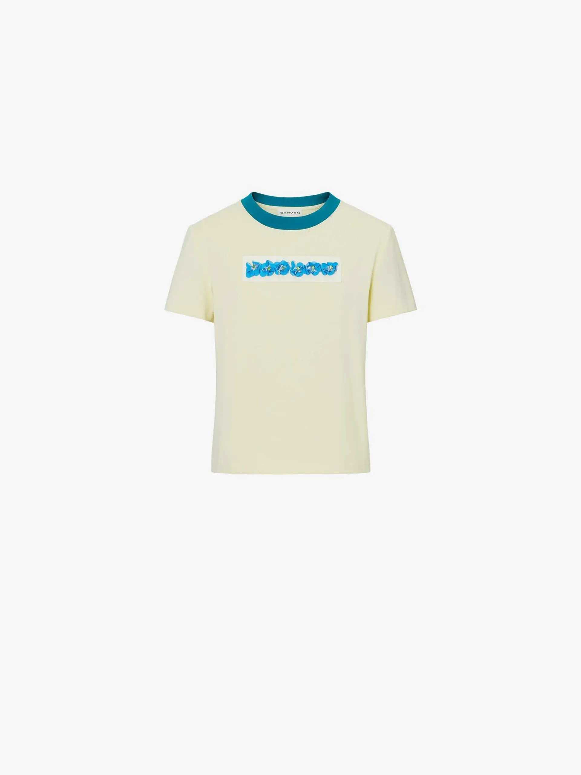 DOUGLAS TEE-SHIRT IN OFF-WHITE COTTON