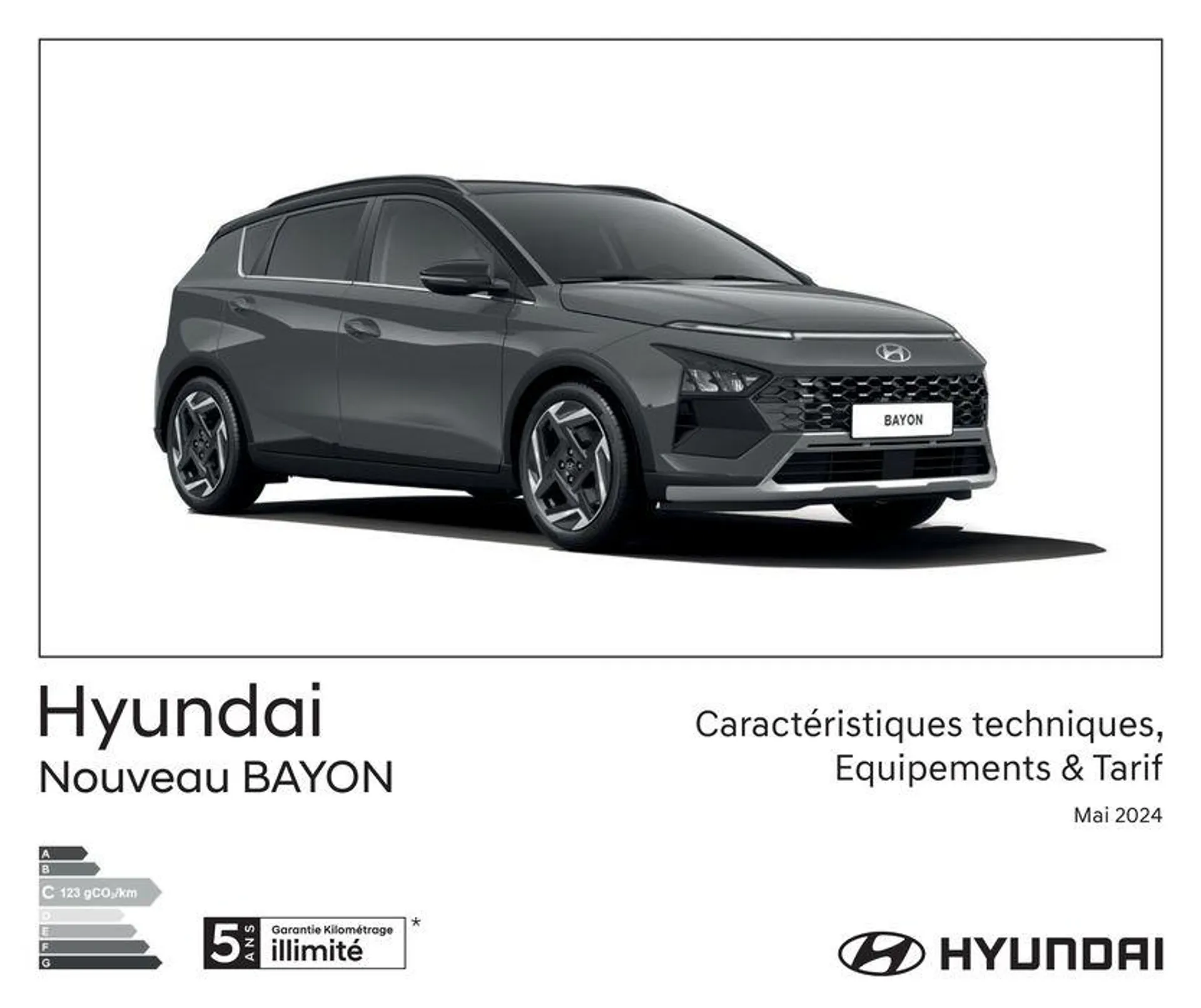 Hyundai Nouveau BAYON du 23 juillet au 23 juillet 2025 - Catalogue page 1