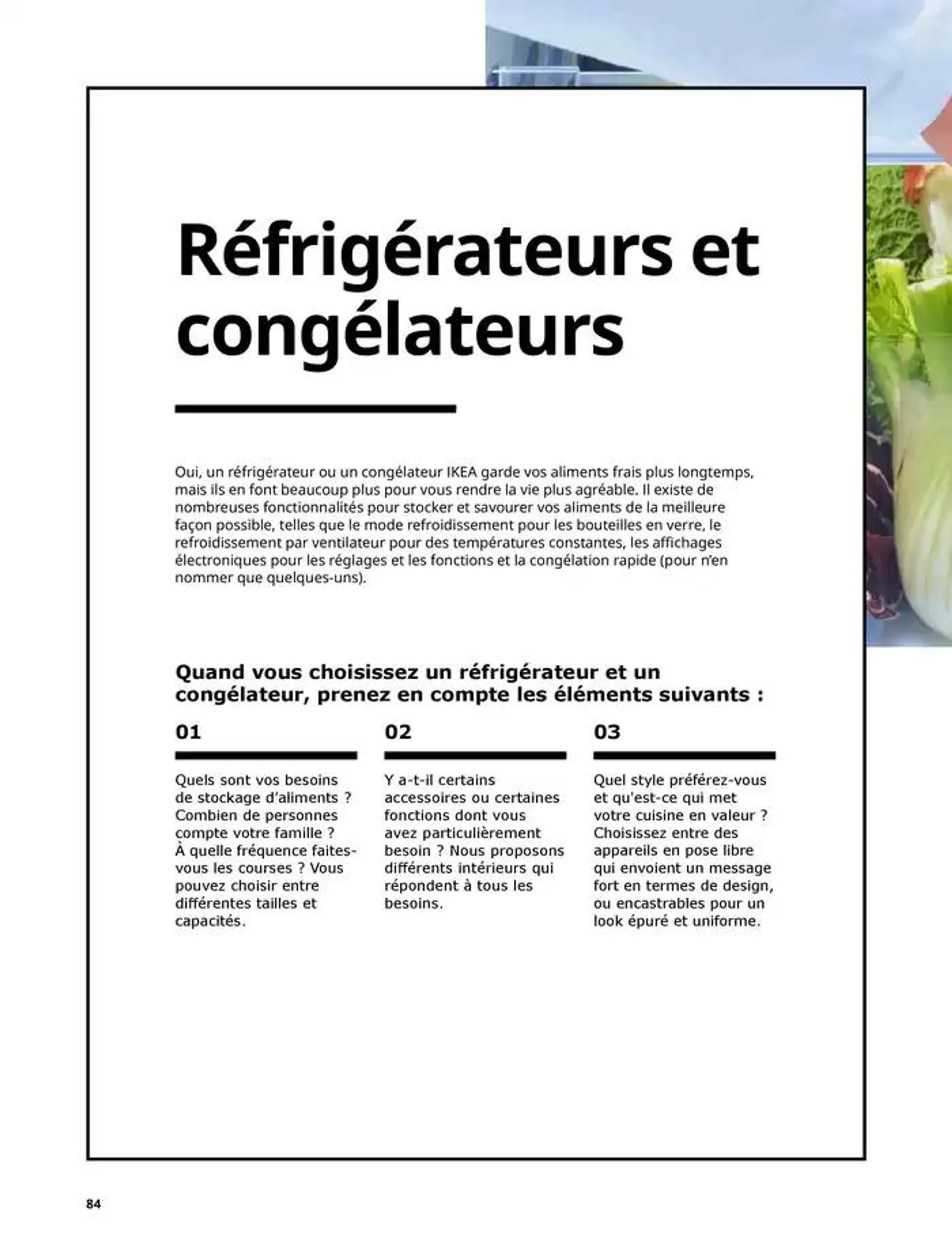 IKEA ÉLECTROMÉNAGER Guide d’achat 2025 du 1 octobre au 31 juillet 2025 - Catalogue page 84