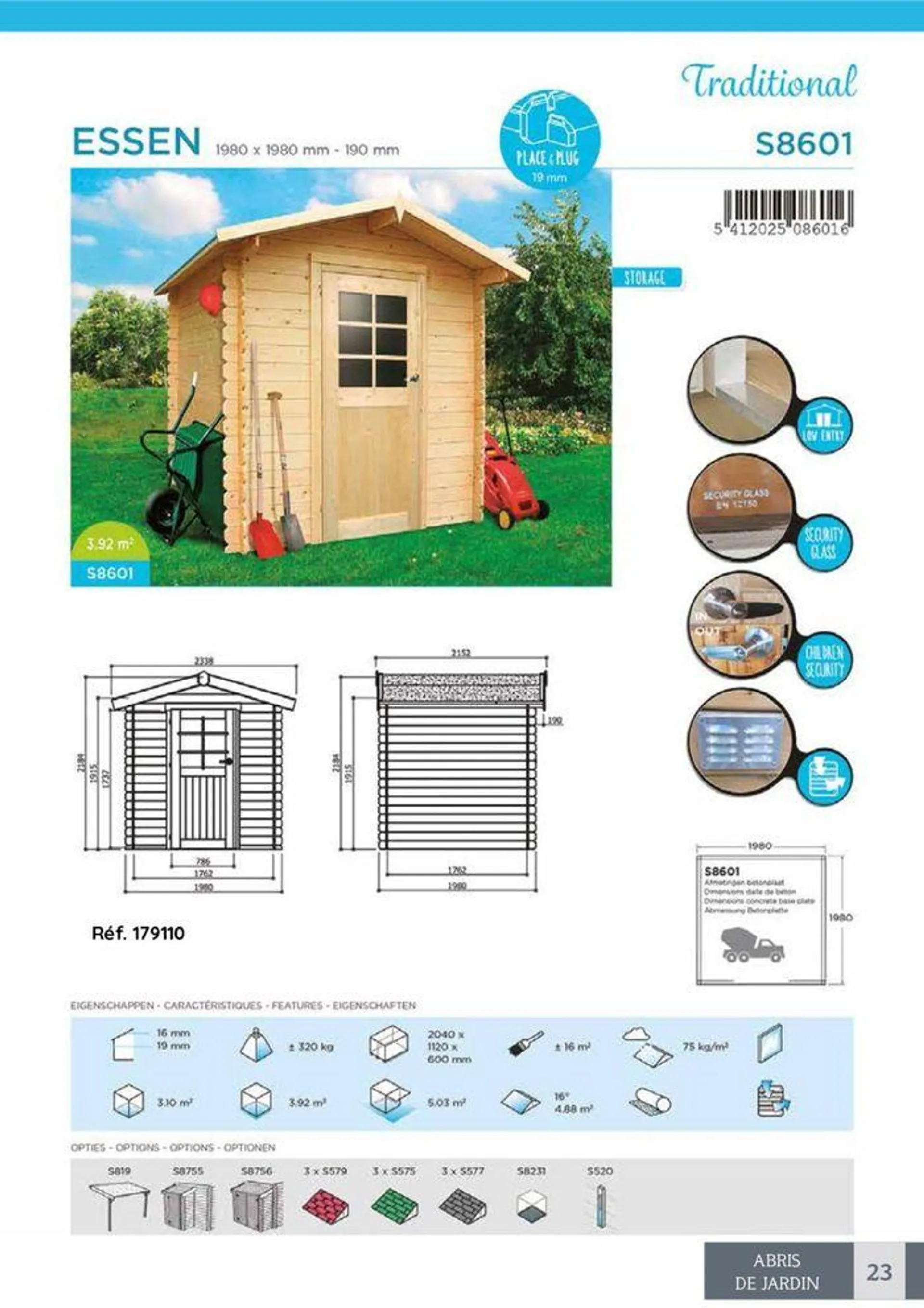 Abris de Jardin du 31 janvier au 31 décembre 2024 - Catalogue page 19