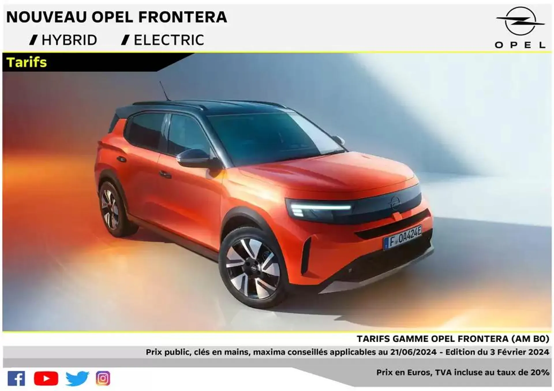Opel Nouveau Frontera du 5 février au 5 février 2026 - Catalogue page 1