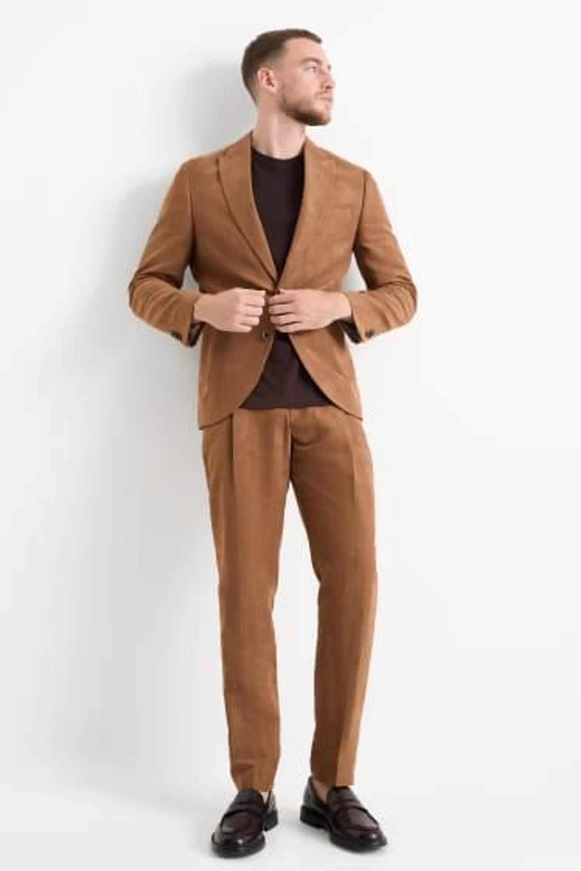 Mix & matchtrousers - slim fit - textured