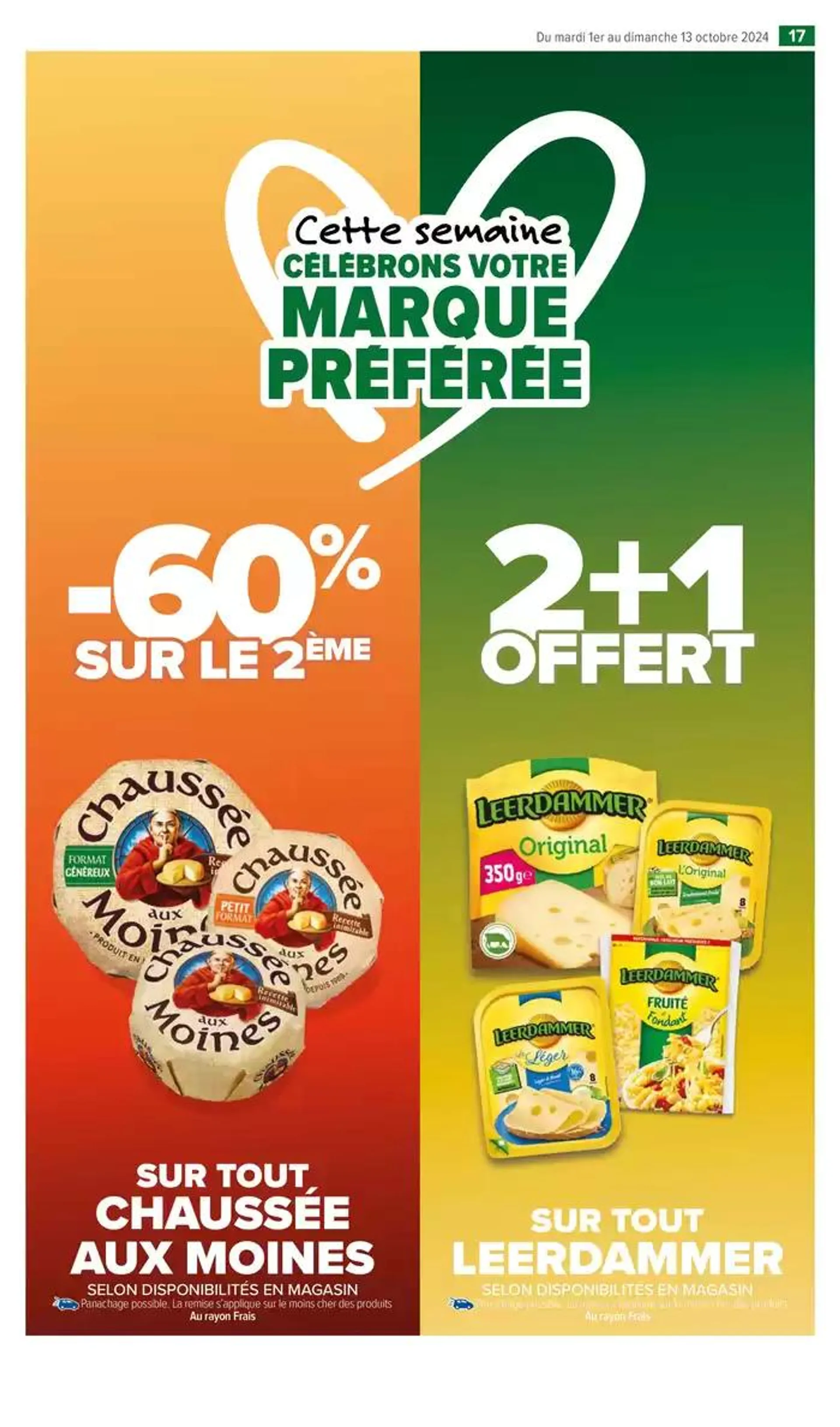 LES SURGELÉS ET GLACES du 1 octobre au 13 octobre 2024 - Catalogue page 19