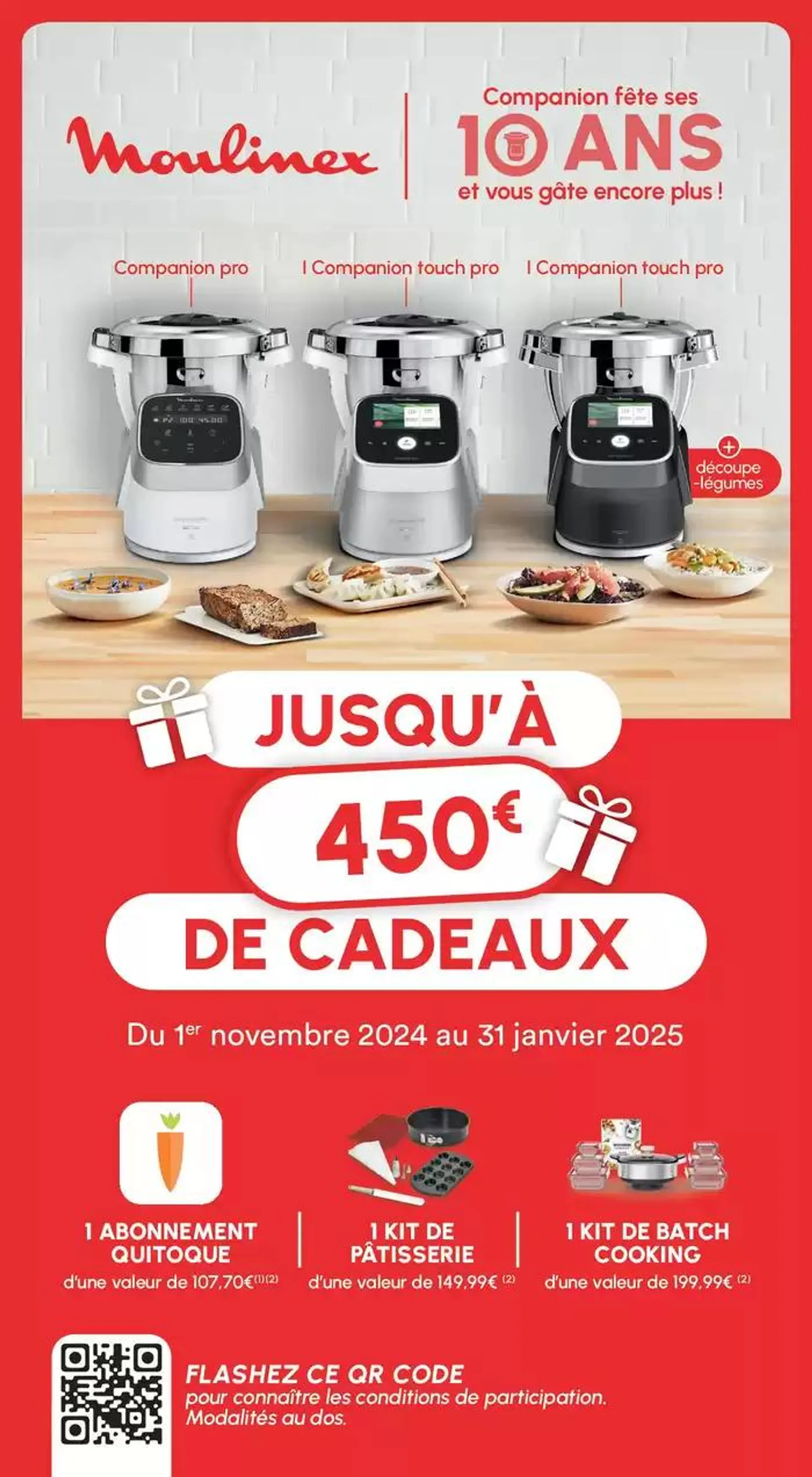 Moulinex jusquà 450€ de cadeaux - 1