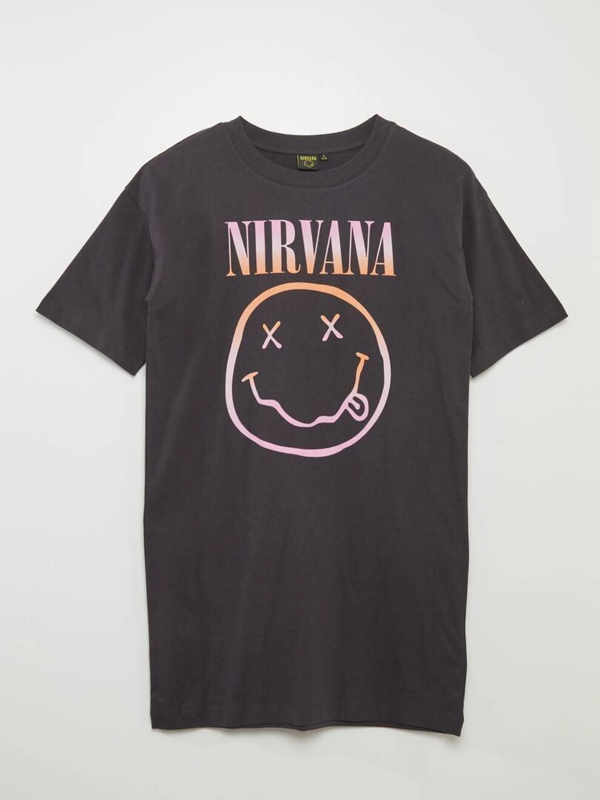 Chemise de nuit 'Nirvana' - Noir