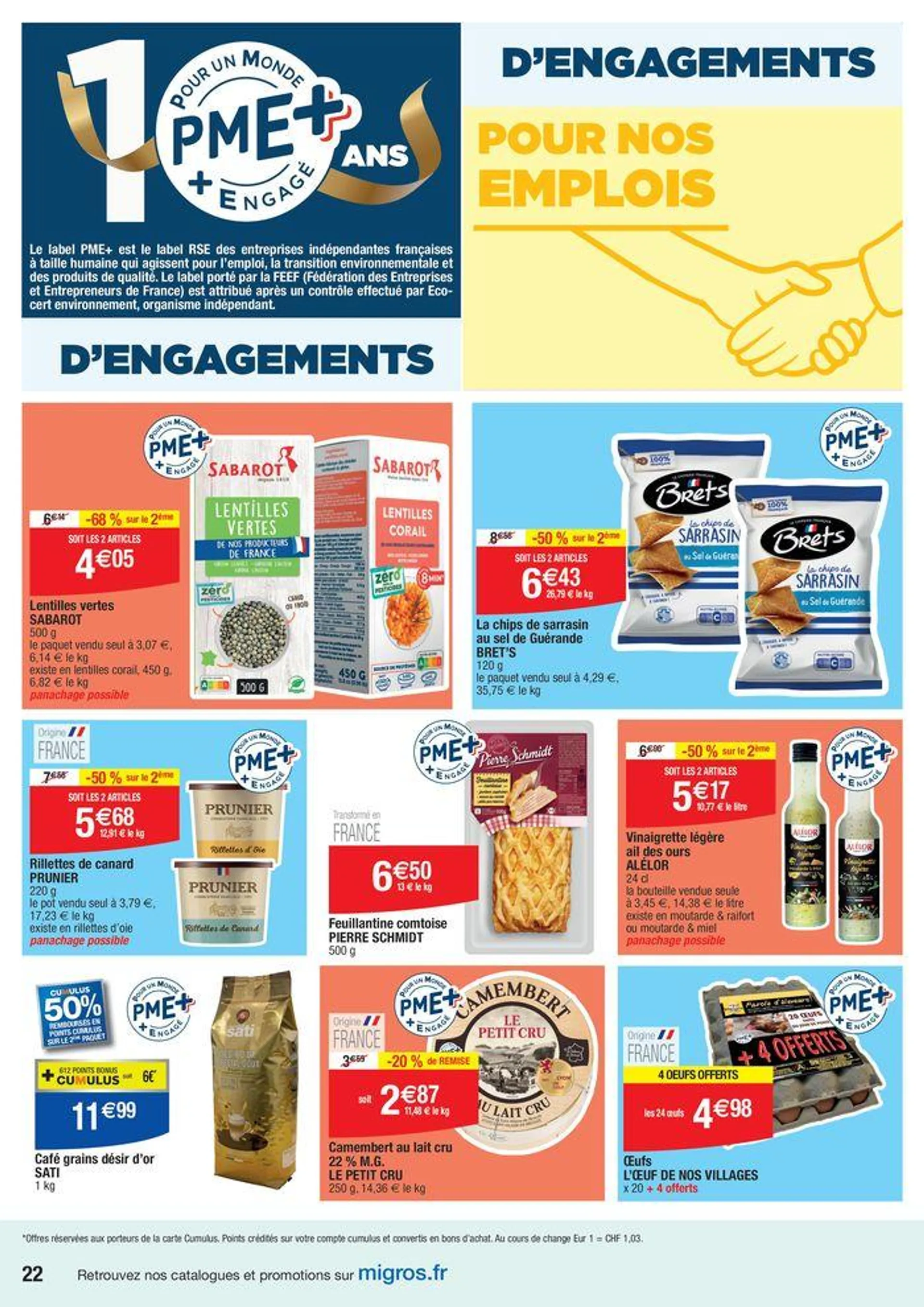 Mieux pour mon pouvoir d’achat du 9 juillet au 14 juillet 2024 - Catalogue page 22