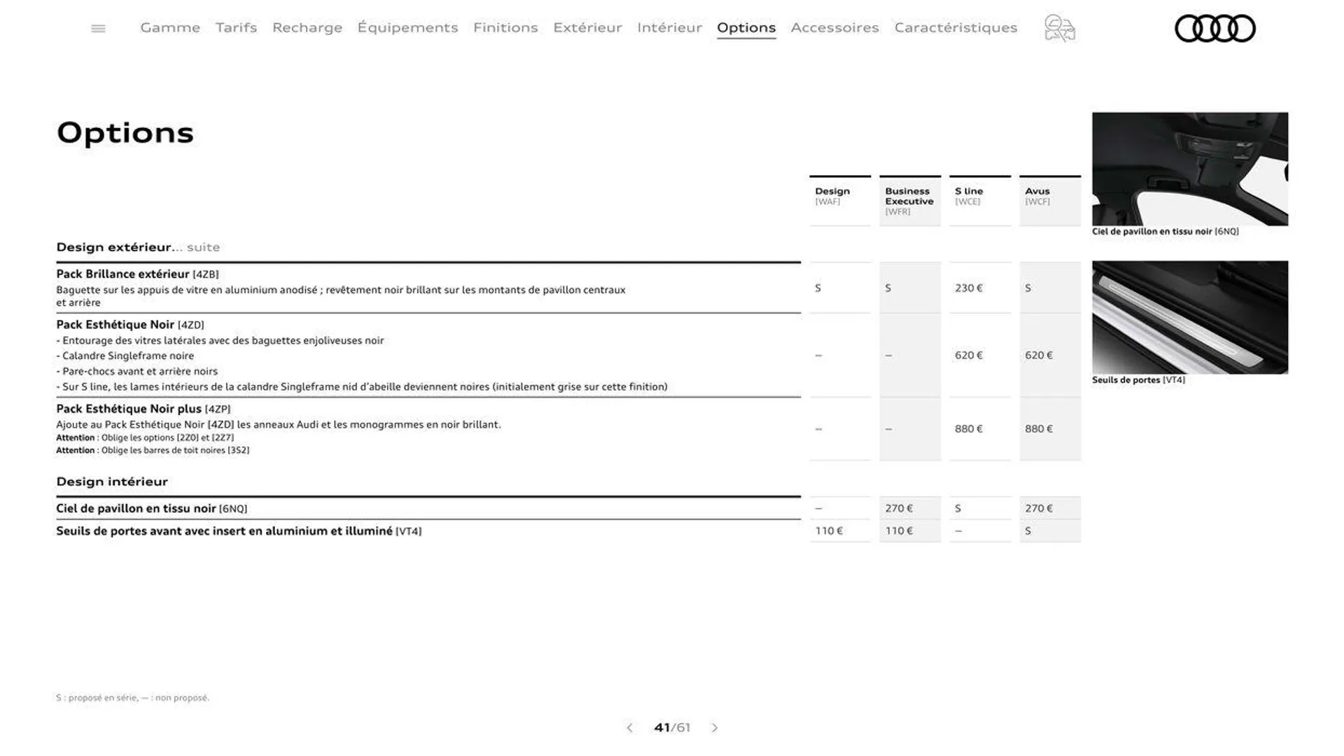 Audi Q3 du 20 août au 31 décembre 2024 - Catalogue page 41