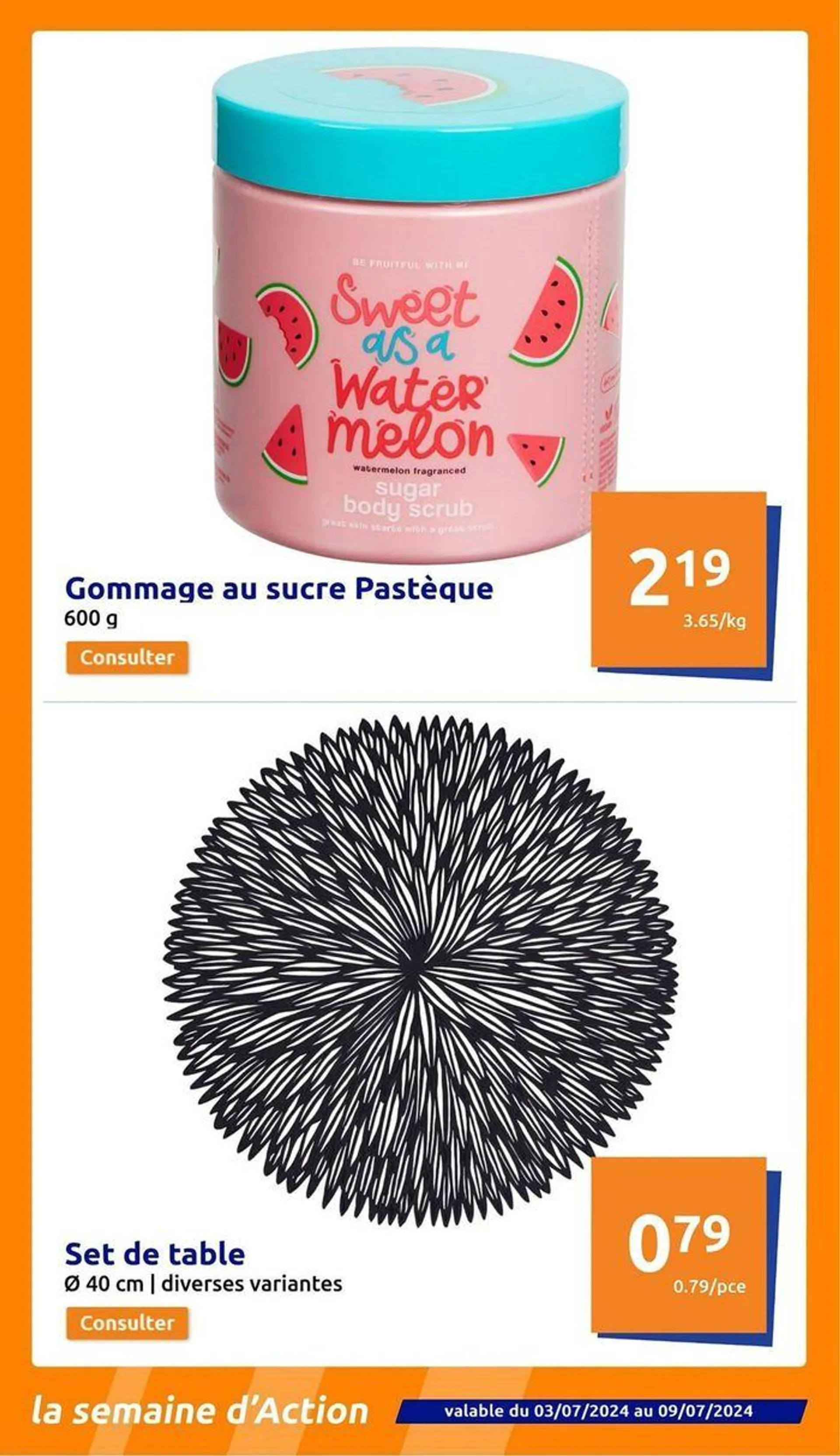 La semaine d'Action du 3 juillet au 9 juillet 2024 - Catalogue page 13