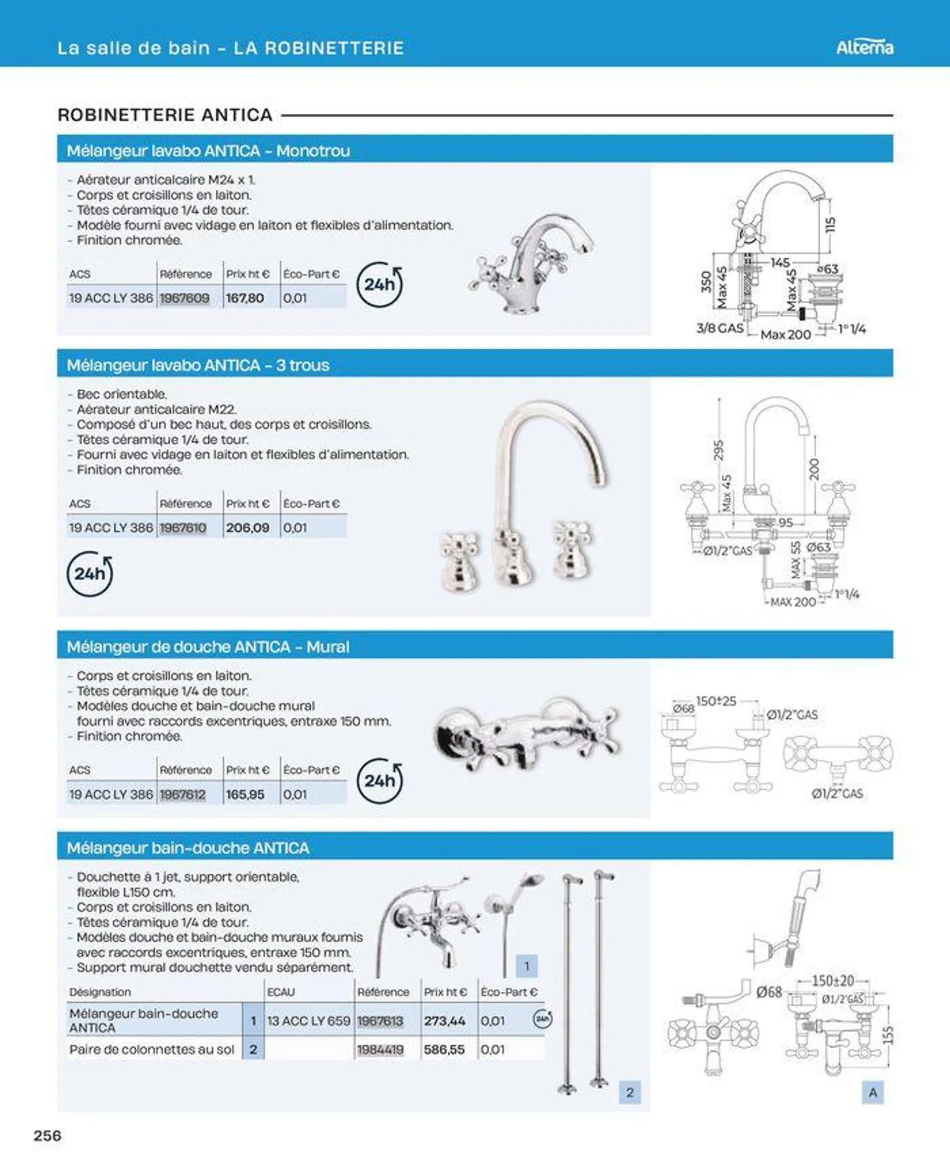 La salle de bain en toute sérénité du 2 juillet au 31 décembre 2024 - Catalogue page 256