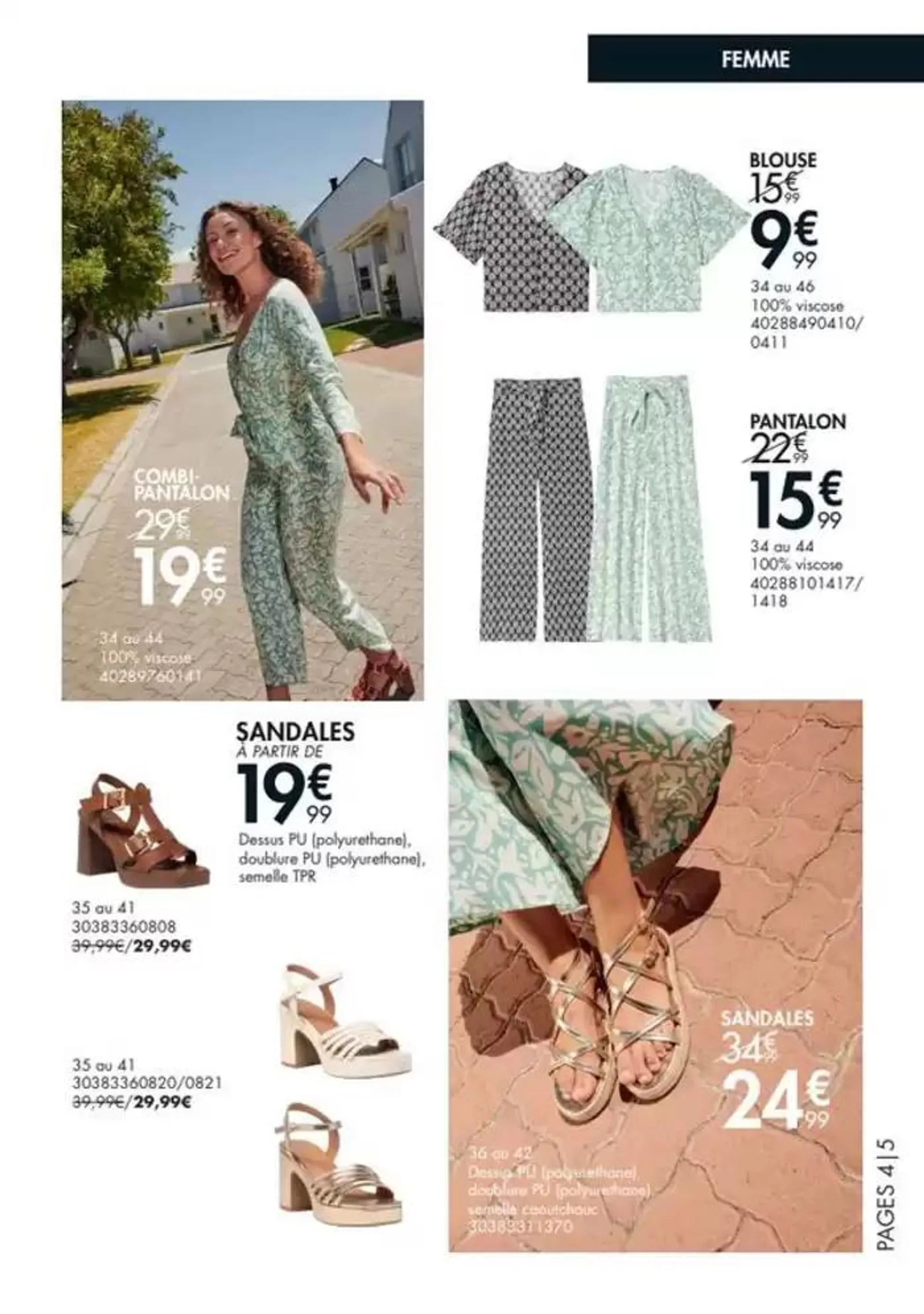 1 bas acheté = 1 haut offert du 7 octobre au 18 octobre 2024 - Catalogue page 5