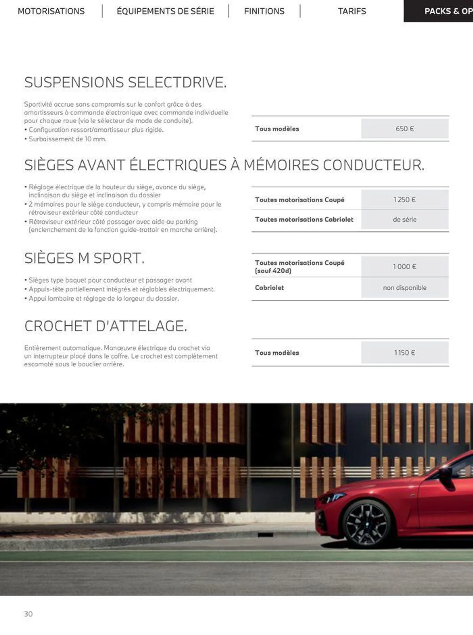 THE NEW 4 COUPÉ CABRIOLET du 26 juin au 31 janvier 2025 - Catalogue page 30