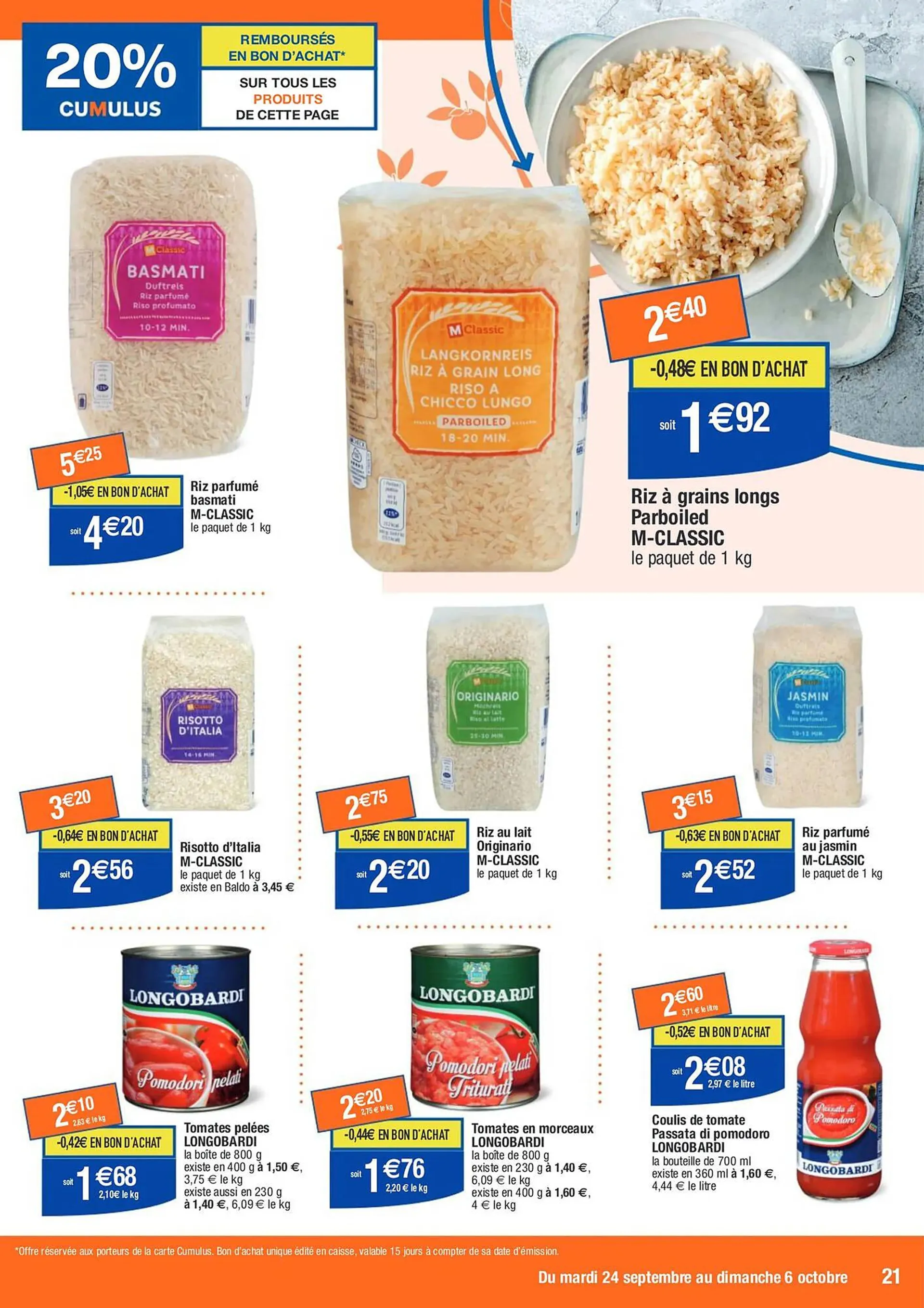 Catalogue Migros du 24 septembre au 6 octobre 2024 - Catalogue page 21