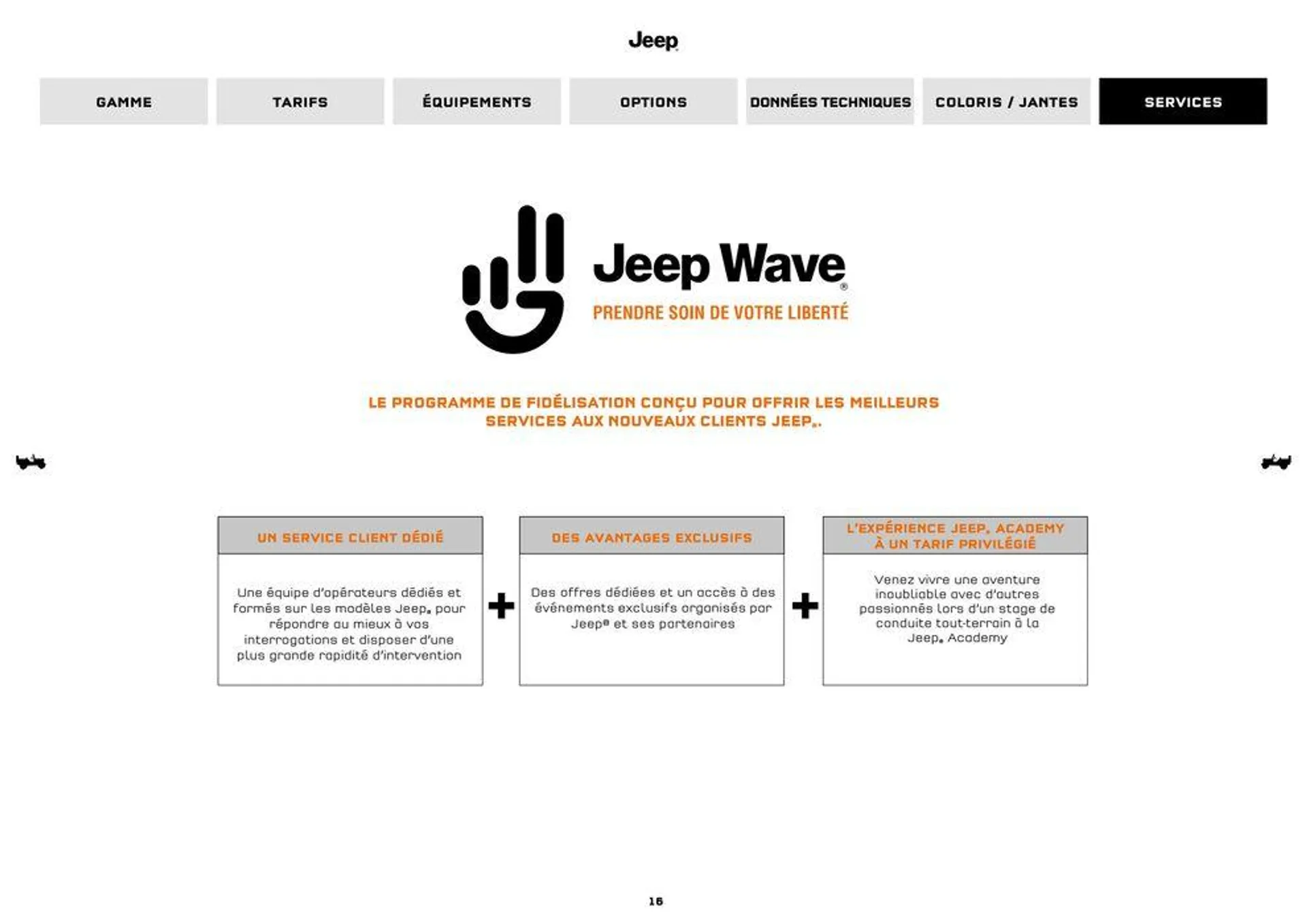 JEEP AVENGER MY24 du 9 septembre au 31 août 2025 - Catalogue page 16