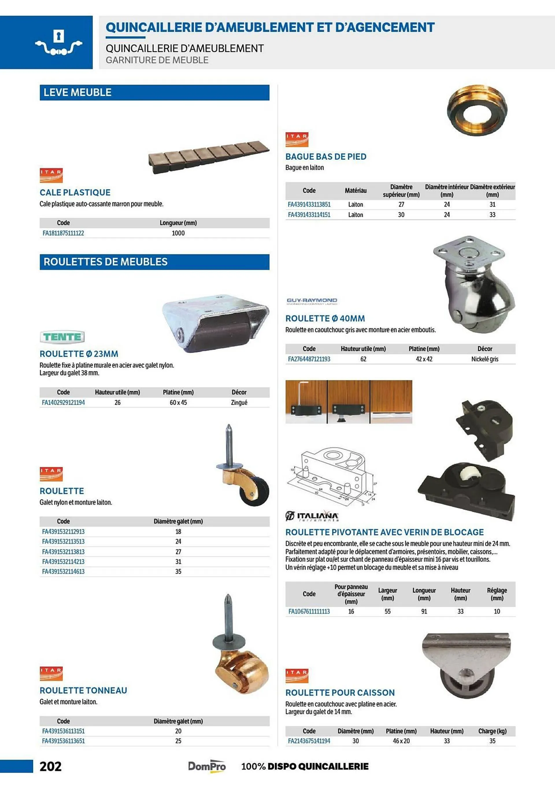 Catalogue DomPro du 8 juillet au 4 janvier 2025 - Catalogue page 202