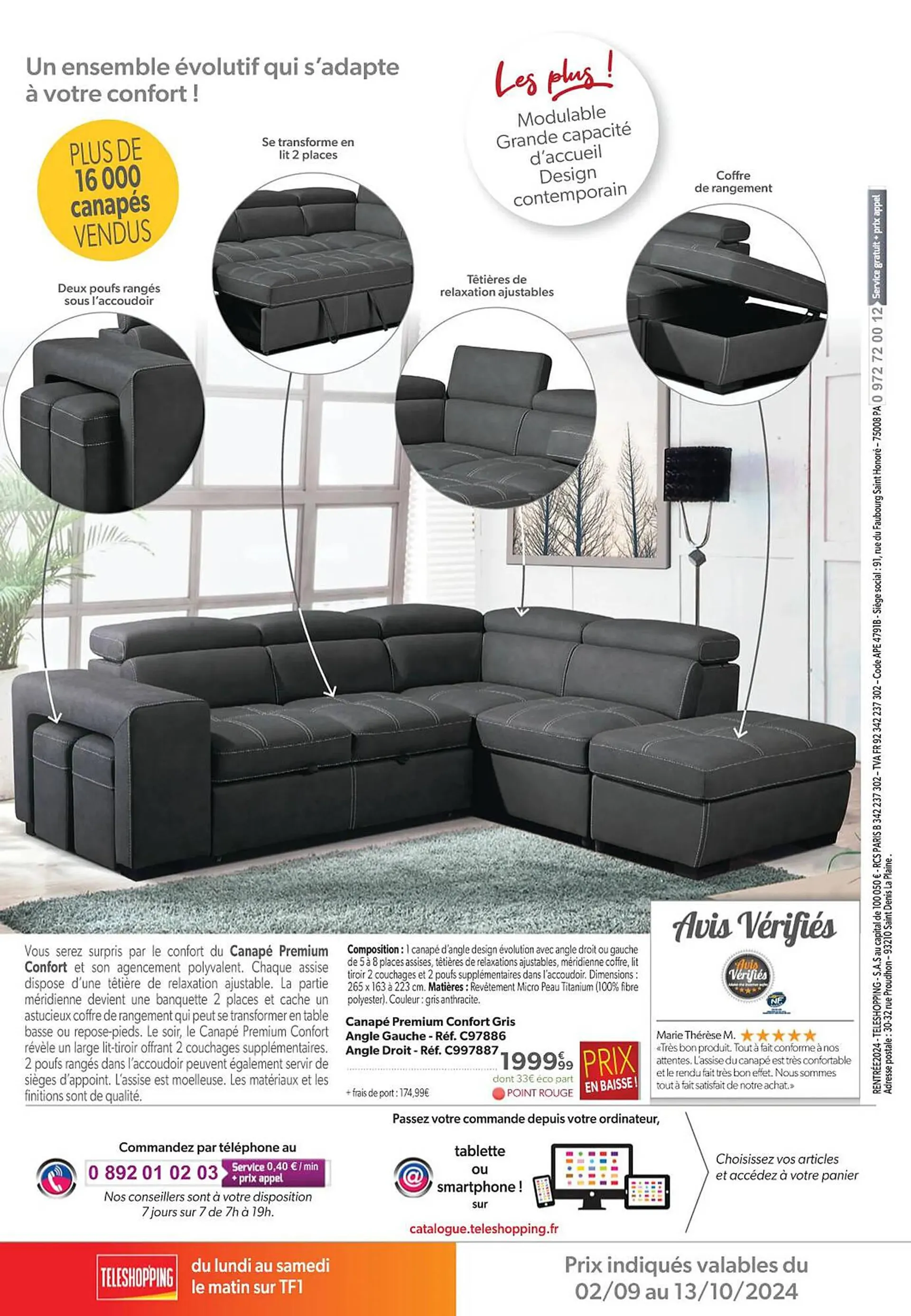 Catalogue Teleshopping du 3 septembre au 10 octobre 2024 - Catalogue page 38