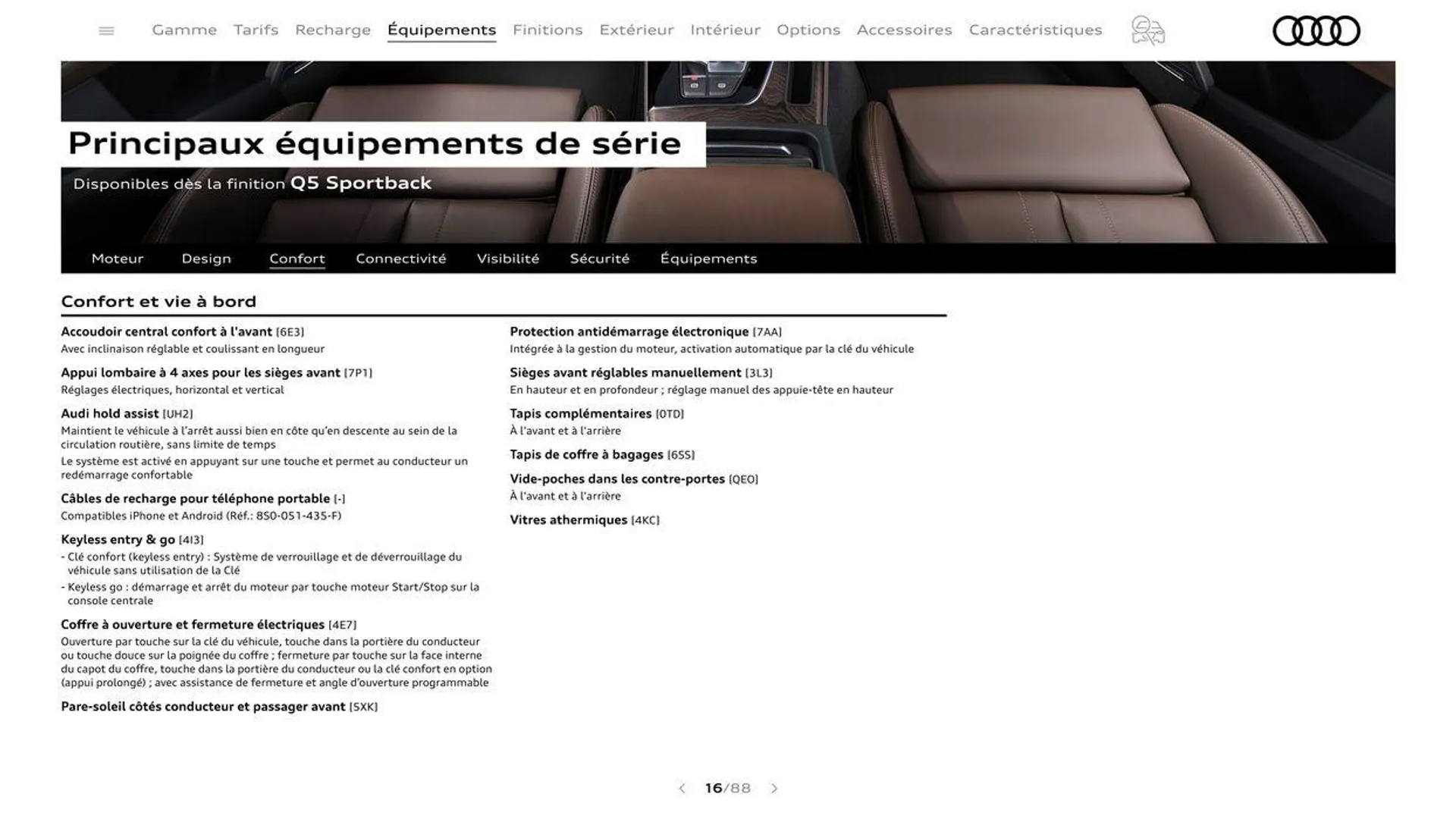 Audi Q5 du 20 août au 31 décembre 2024 - Catalogue page 16