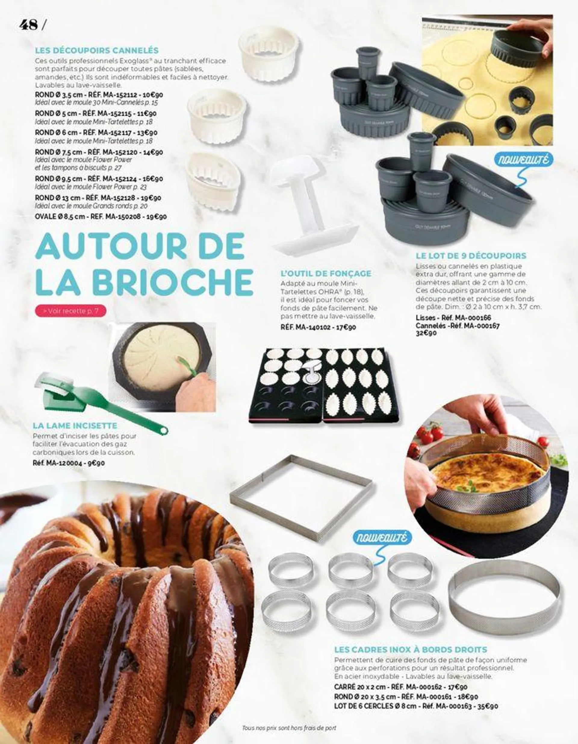 8 recettes offertes du 19 septembre au 30 janvier 2025 - Catalogue page 48