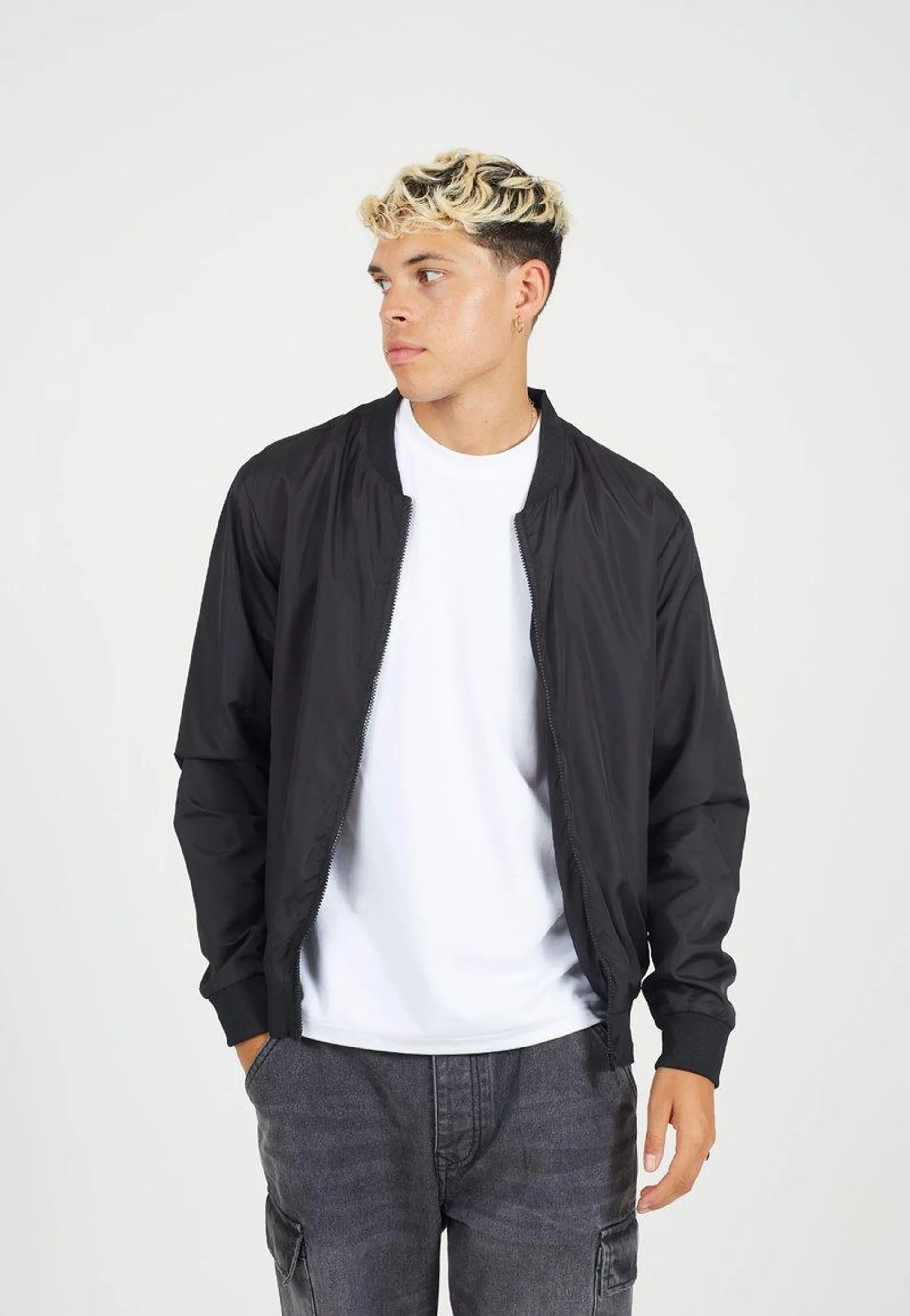 SANJAY - Chaquetas bomber - black