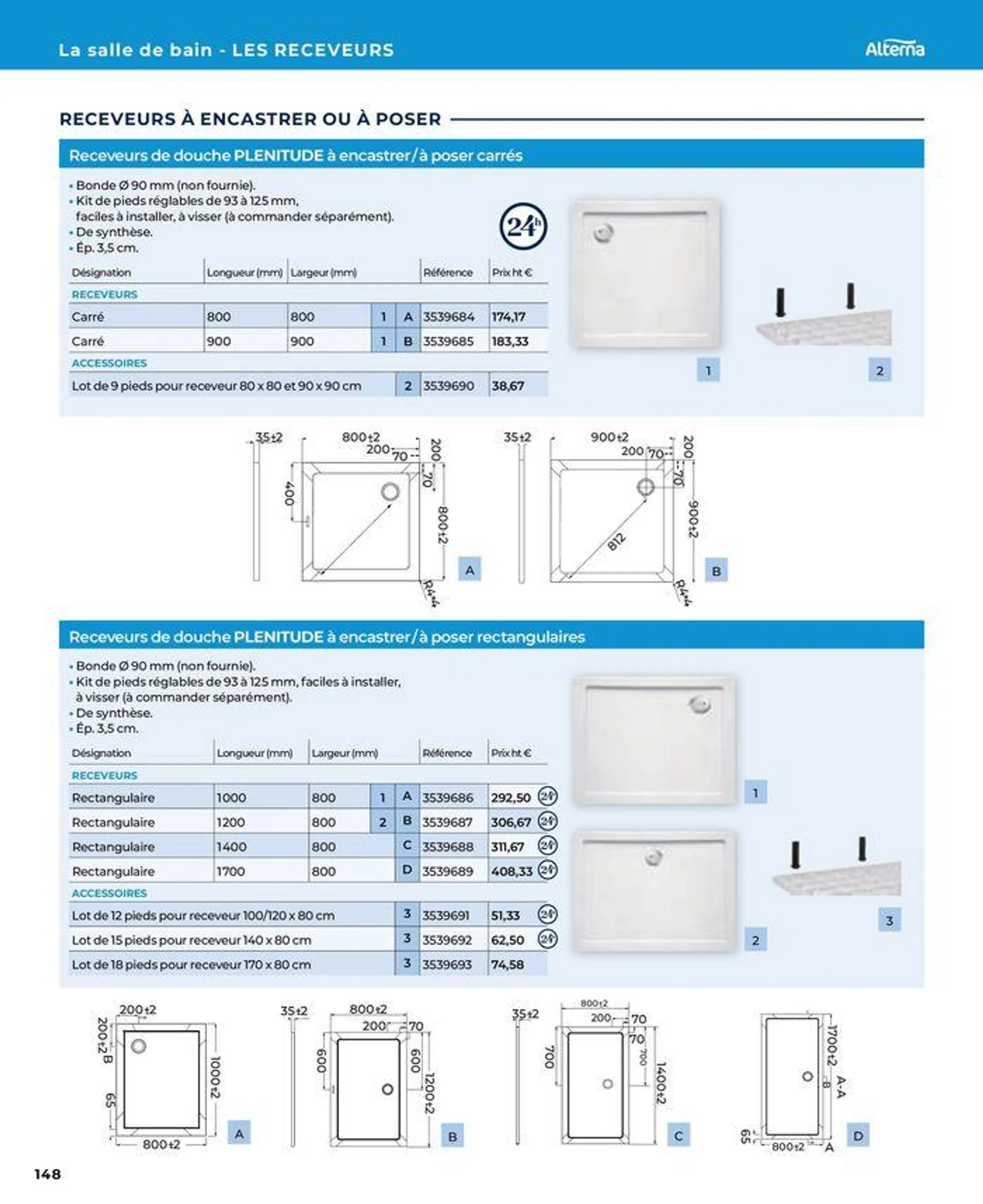 La salle de bain en toute sérénité du 17 janvier au 31 août 2024 - Catalogue page 148