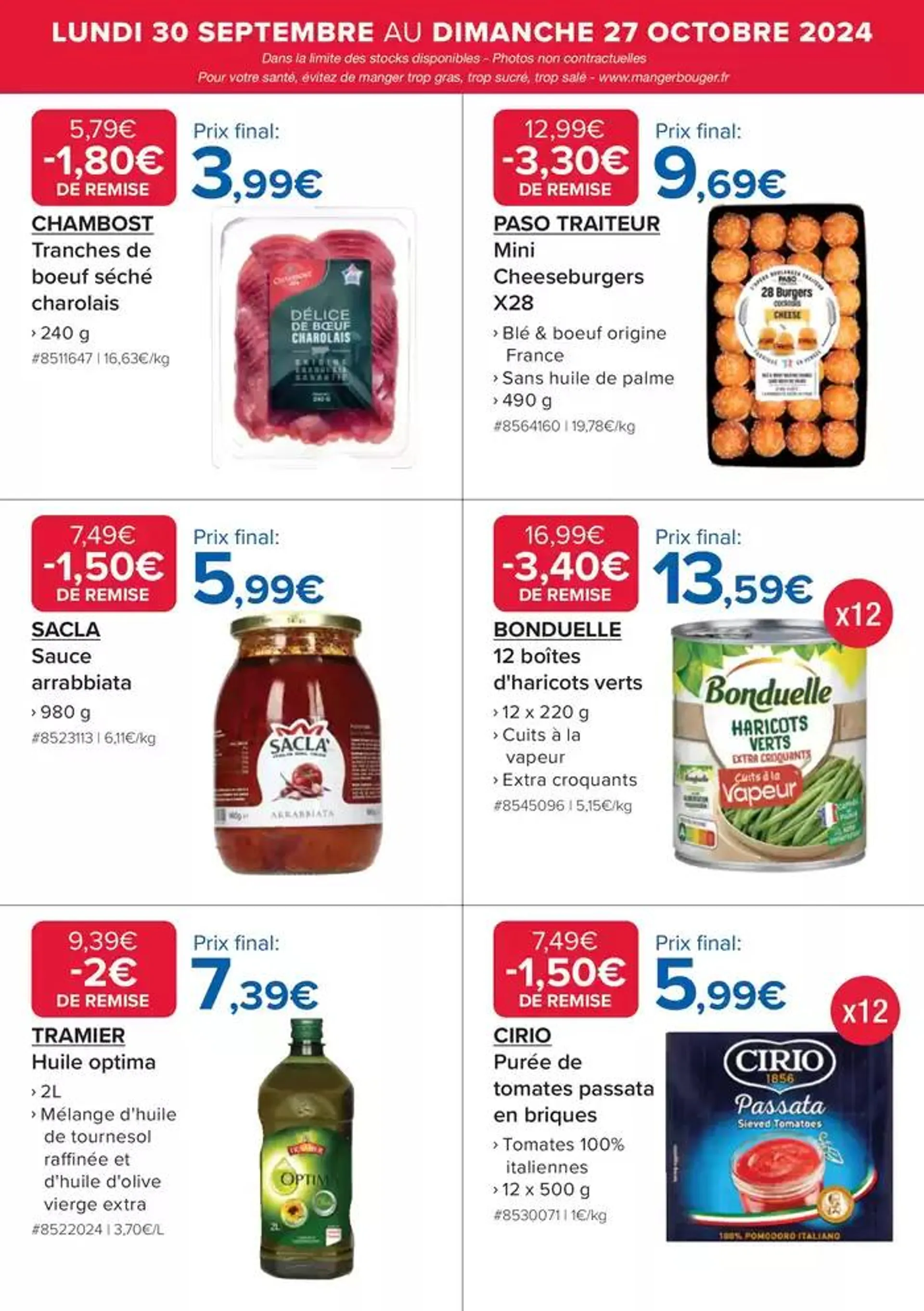 NOS OFFRES DU MOMENT du 1 octobre au 27 octobre 2024 - Catalogue page 10