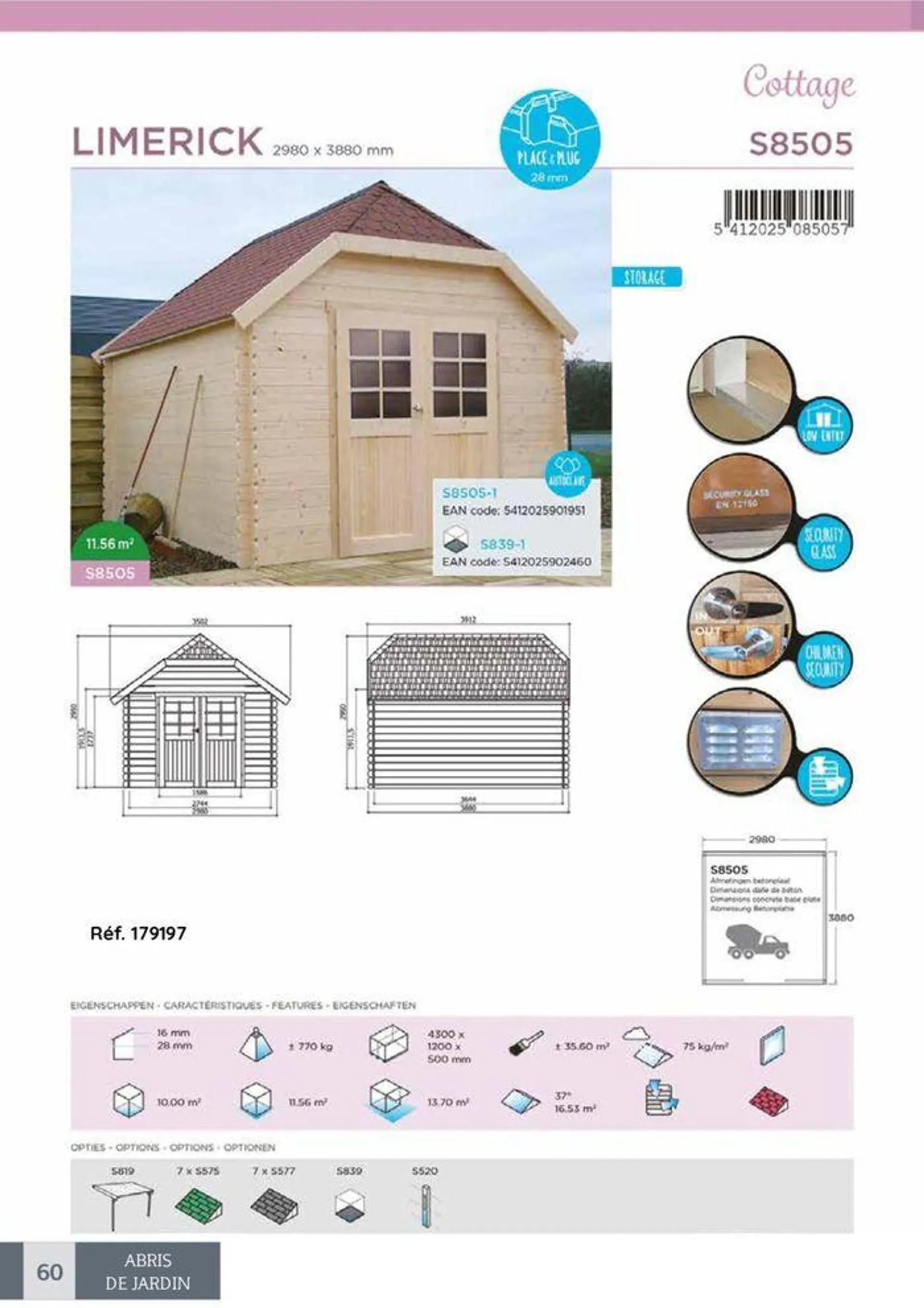 Abris de Jardin du 31 janvier au 31 décembre 2024 - Catalogue page 59